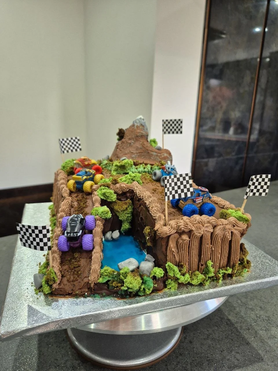 Monster truck  chocolate cake 