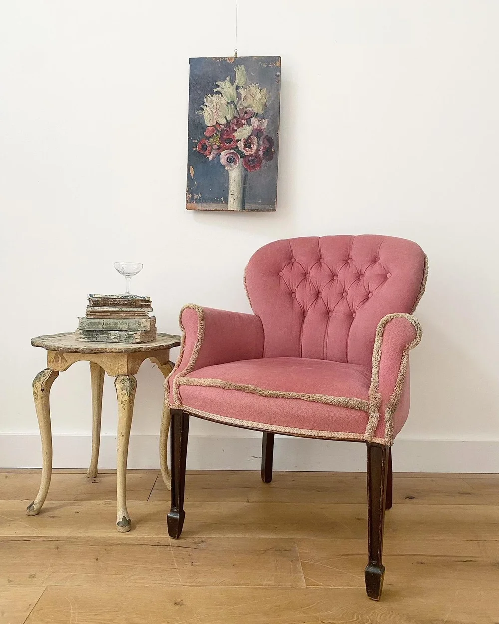 Pink Chair Early Settlers Armchairs Mid Century Pink Dralon