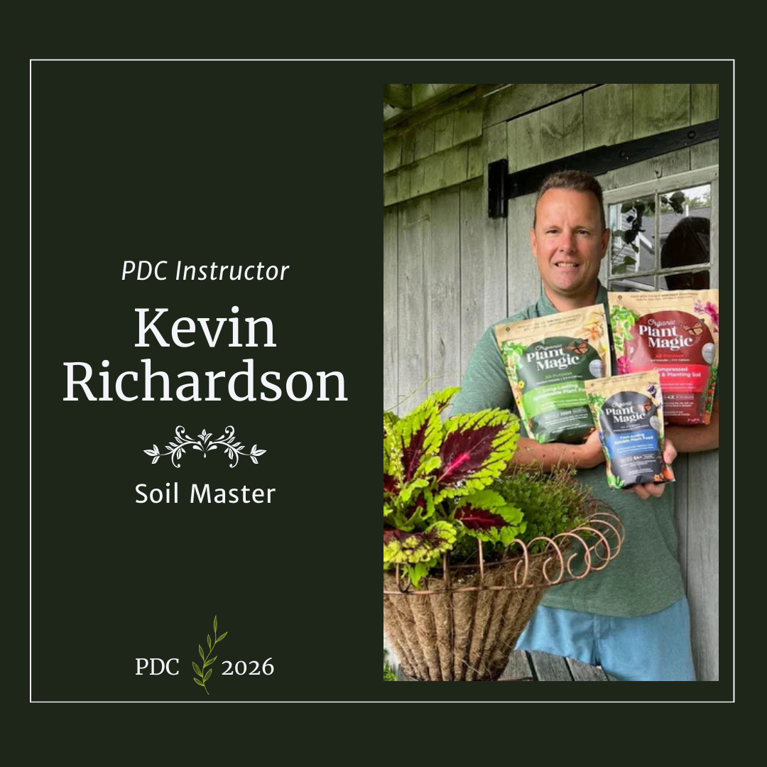 2026 Permaculture Design Course Instructor Kevin Richardson