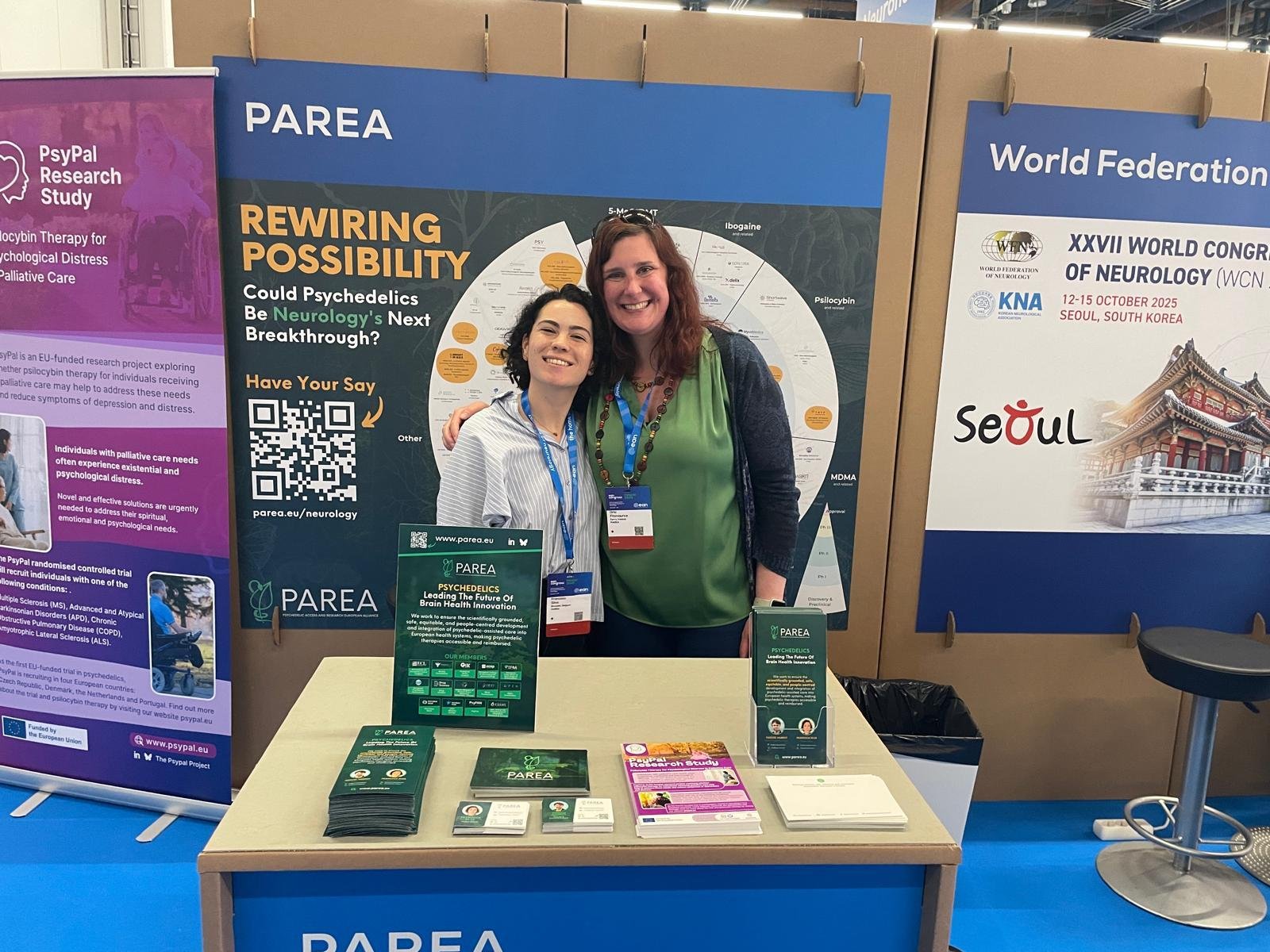 From Denver to Helsinki:&nbsp;PAREA celebrates its third birthday at the European Academy of Neurology Congress 2025!