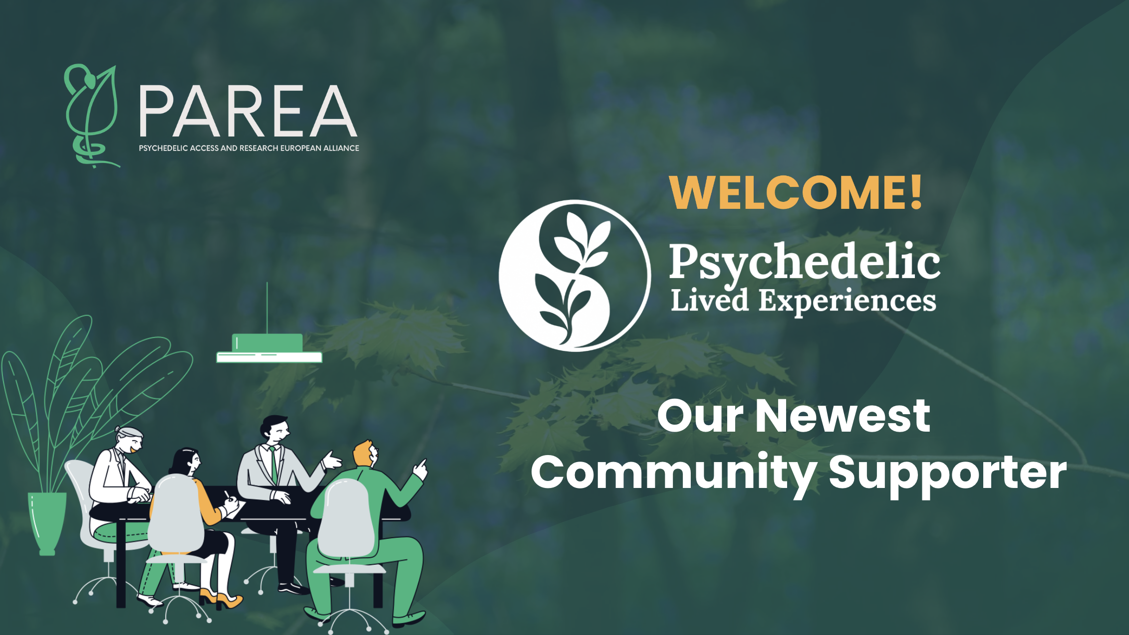 Welcoming the Psychedelic Lived Experiences to our Community Supporters network