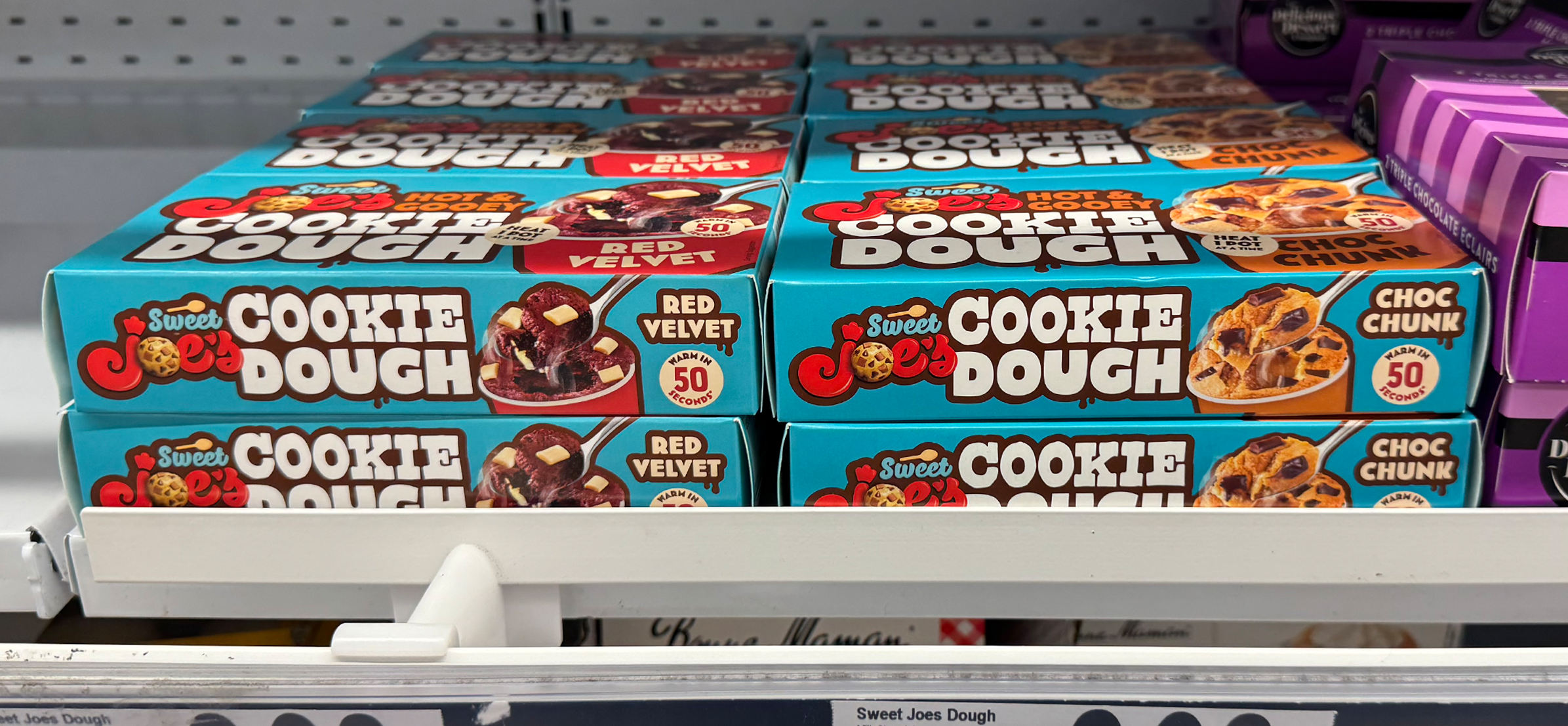 Sweet Joes Cookie Dough on shelf