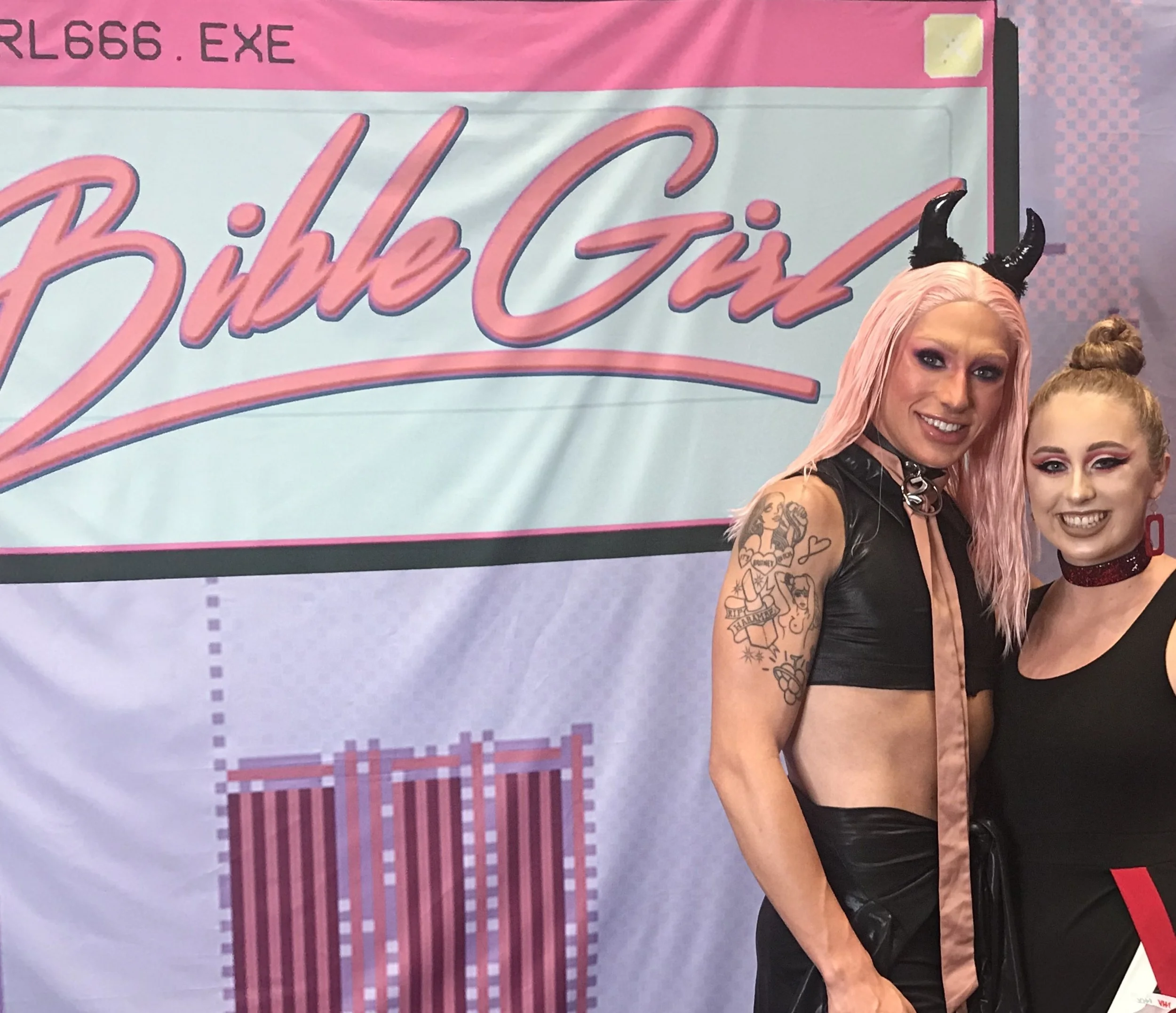 Myself and Social Media Influencer Drag Queen BibleGirl