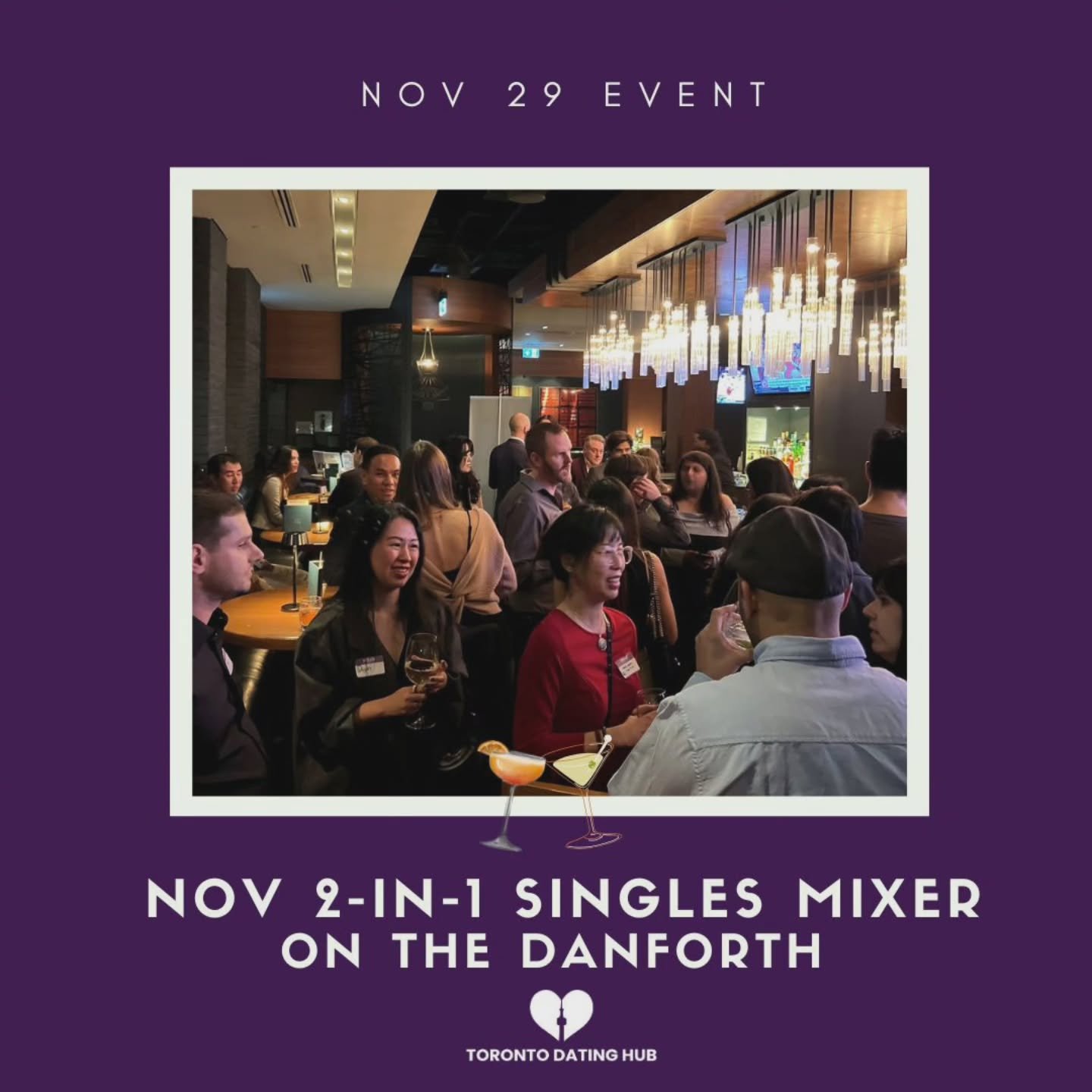 🍻Live in the east end or looking for a new Friday spot? Join us this Fri Nov 29 for our 2-in-1 Singles Mixer&nbsp;@raftaarkitchenbar

🎉&nbsp;Start the night with mingling over drinks, then enjoy live DJ beats &amp; dancing after 10pm at the stylish