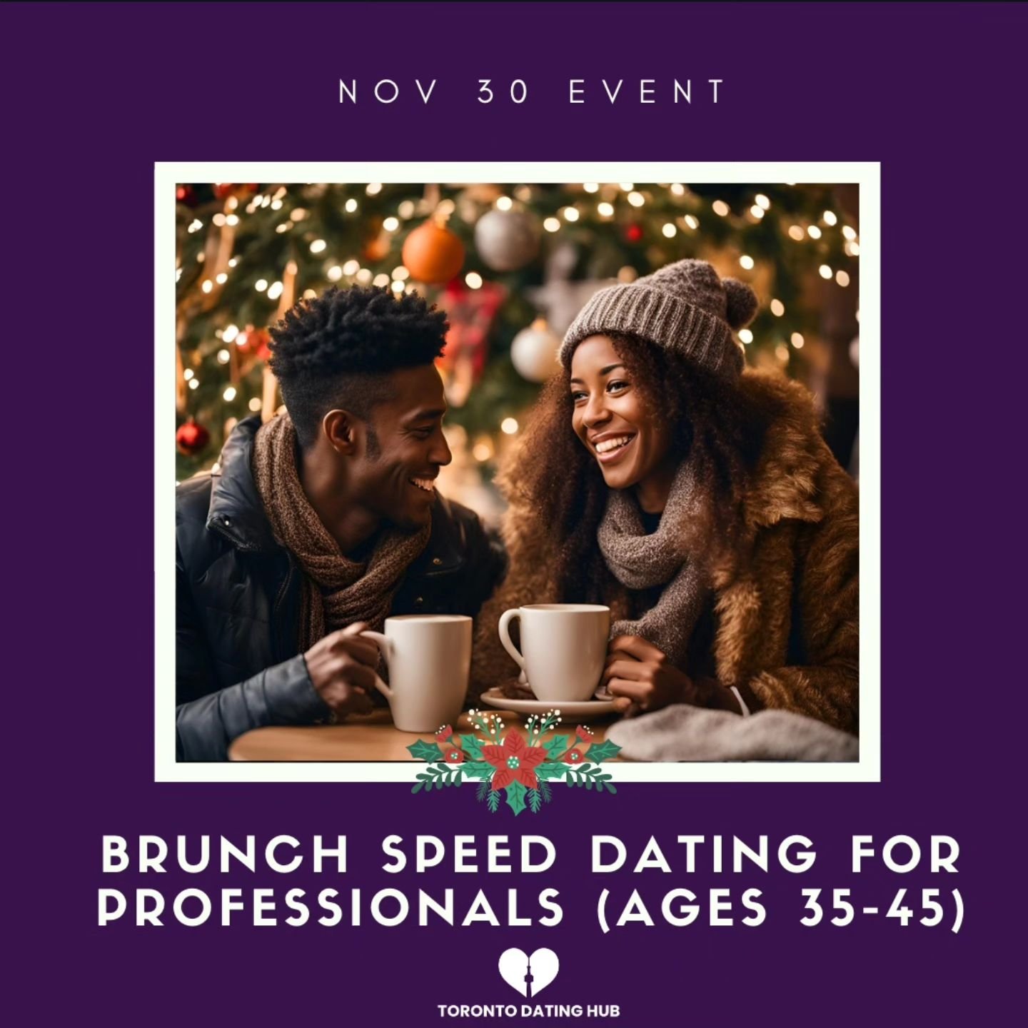 ☕Join us for coffee &amp; brunch speed dating this Saturday and you don't need to give up dinner plans! Females are waitlisted!

🍳 Brunch Speed Dating (ages 35-45):
🗓 Saturday, November 30, 2024
⏰ 1PM-4PM
📍 Pizza Rustica

🌟 To attract quality sin