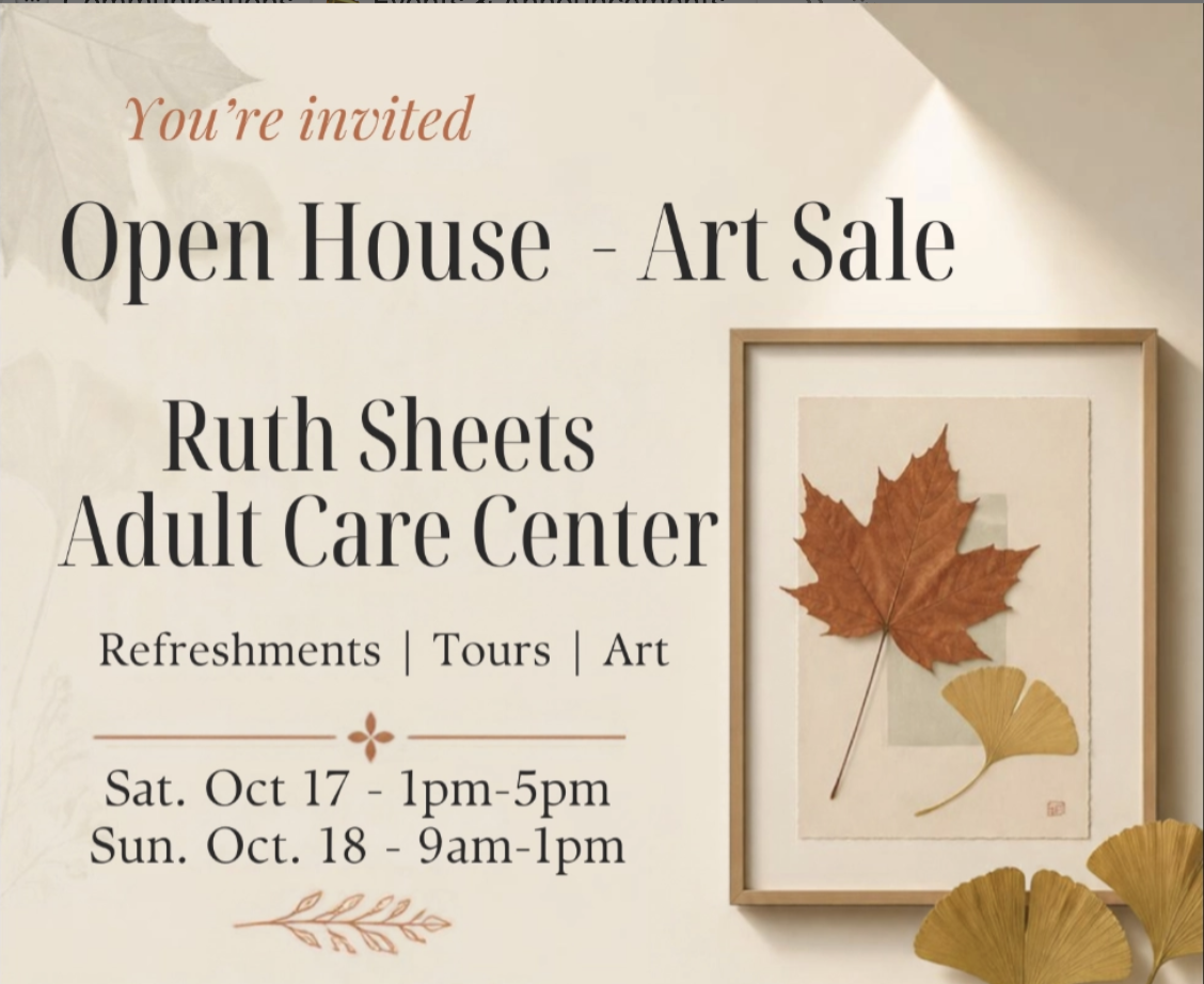 Ruth Sheets Adult Care Center - Open House + Art Sale