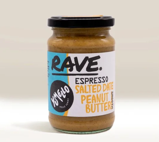 RAVE and Yumello launch UK’s first Espresso Salted Date Peanut Butter