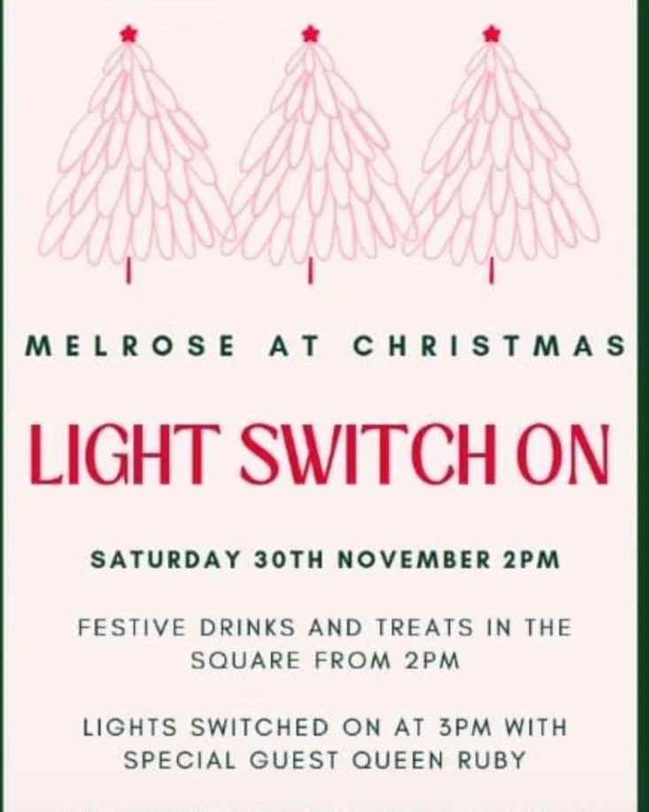 A lovely event happening in Melrose this Saturday..we will be staying open until 6 so a good chance to buy some sneaky Christmas presents!
