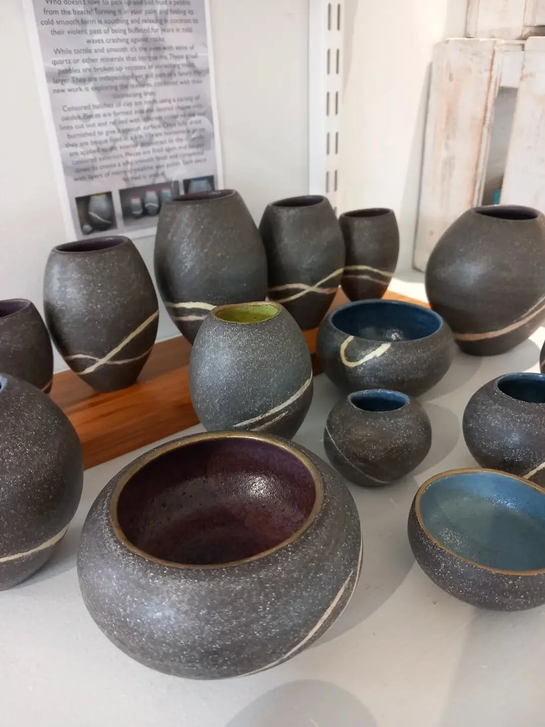 Introducing our first guest crafter for September. 

Please welcome Helen Pugh-Cook,Helen is a potter who lives in Longnewton very close to our shop here in Melrose. 

Helen says about her work..

" I am fortunate enough to live in the beautiful