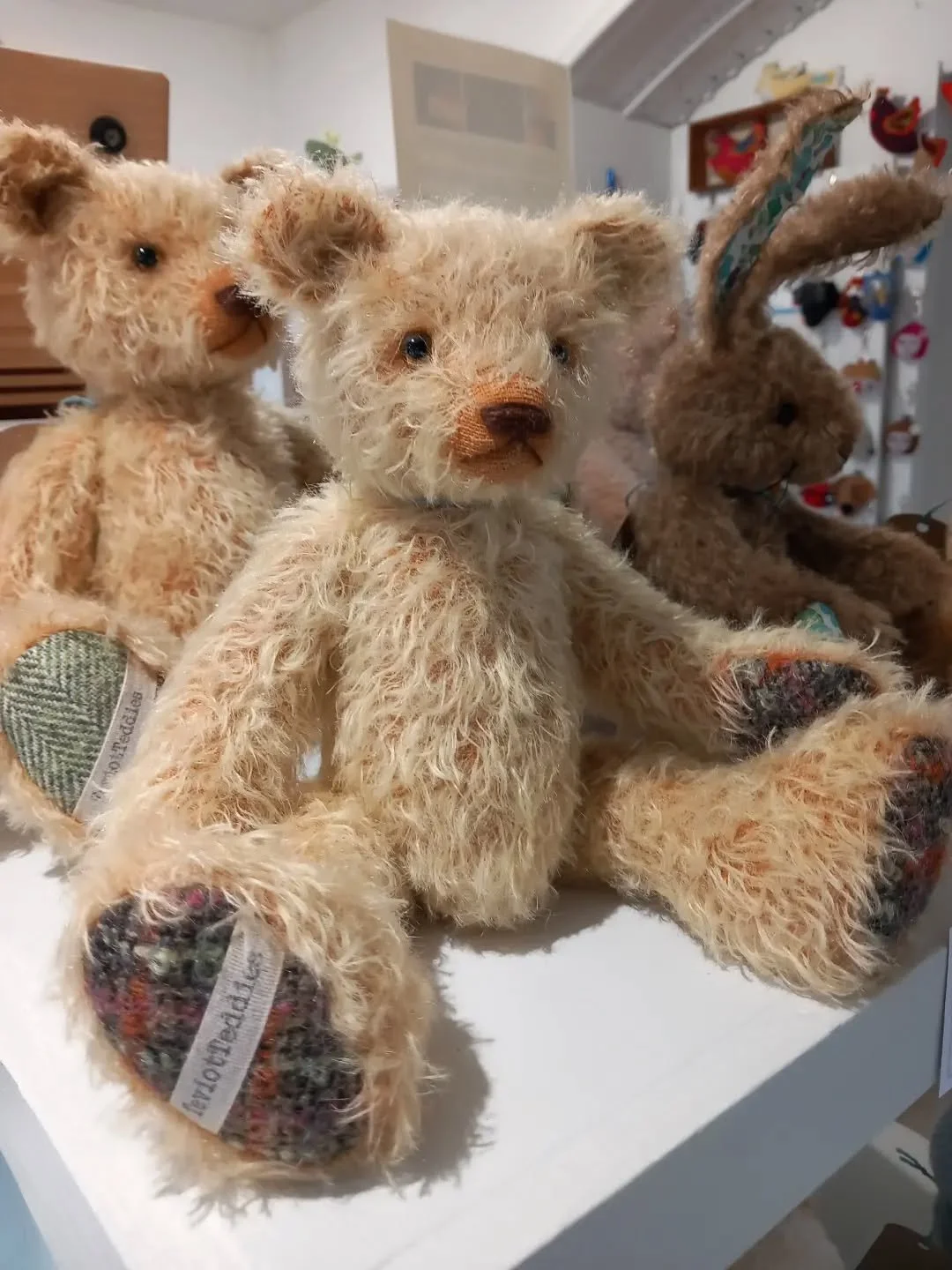 Please give a warm..and very cuddly welcome to our second guest crafter for September. 

We are delighted to have @teviotteddies in our shop until the end of September..they won't be sold anywhere else so do pop in!

Debbie Ogg lives in the Teviot hi