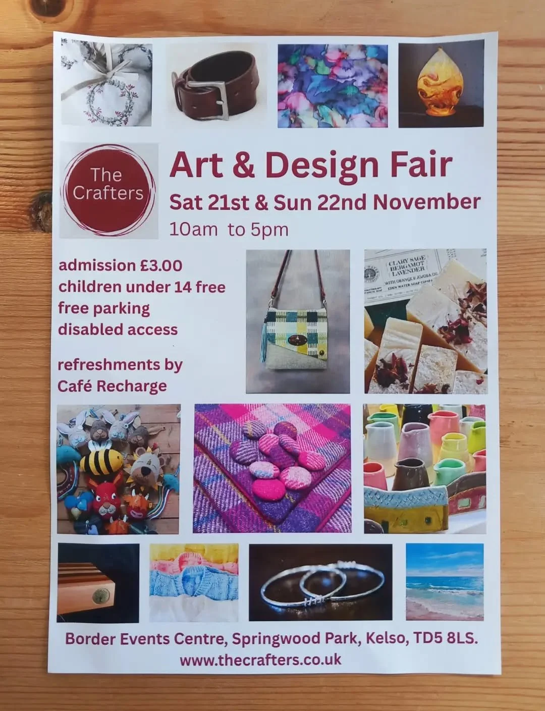 SAVE THE DATE...

Very excited to share this year's dates for our incredible 2 day Art and Design Fair .

This is a " must not miss " fair with up to 60 stalls from our hugely talented local makers and creators.

It is run,organised,set up 