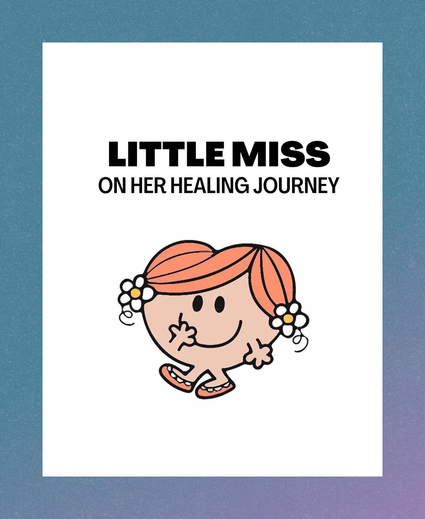 We love a Little Miss on her healing journey 💜