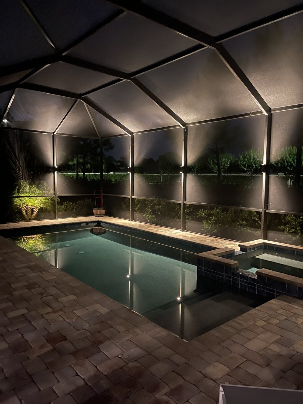 Pool Cage & Lanai Lighting - Sarasota Area — American Lightscapes