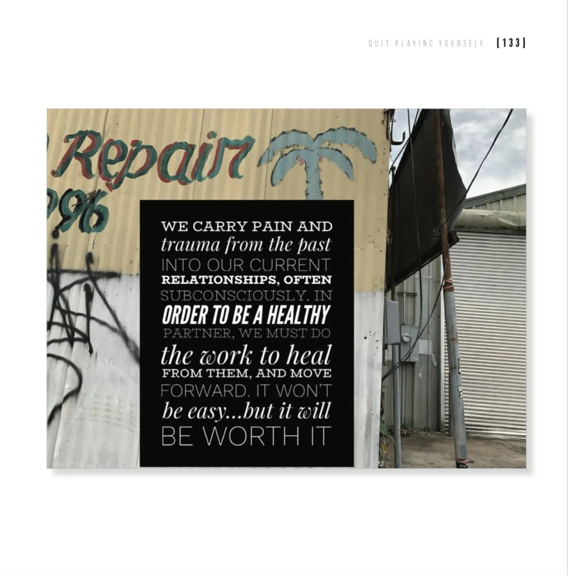 Do the inner work to heal from pain and trauma