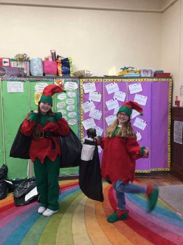 Santa's Elves Visit Prep
