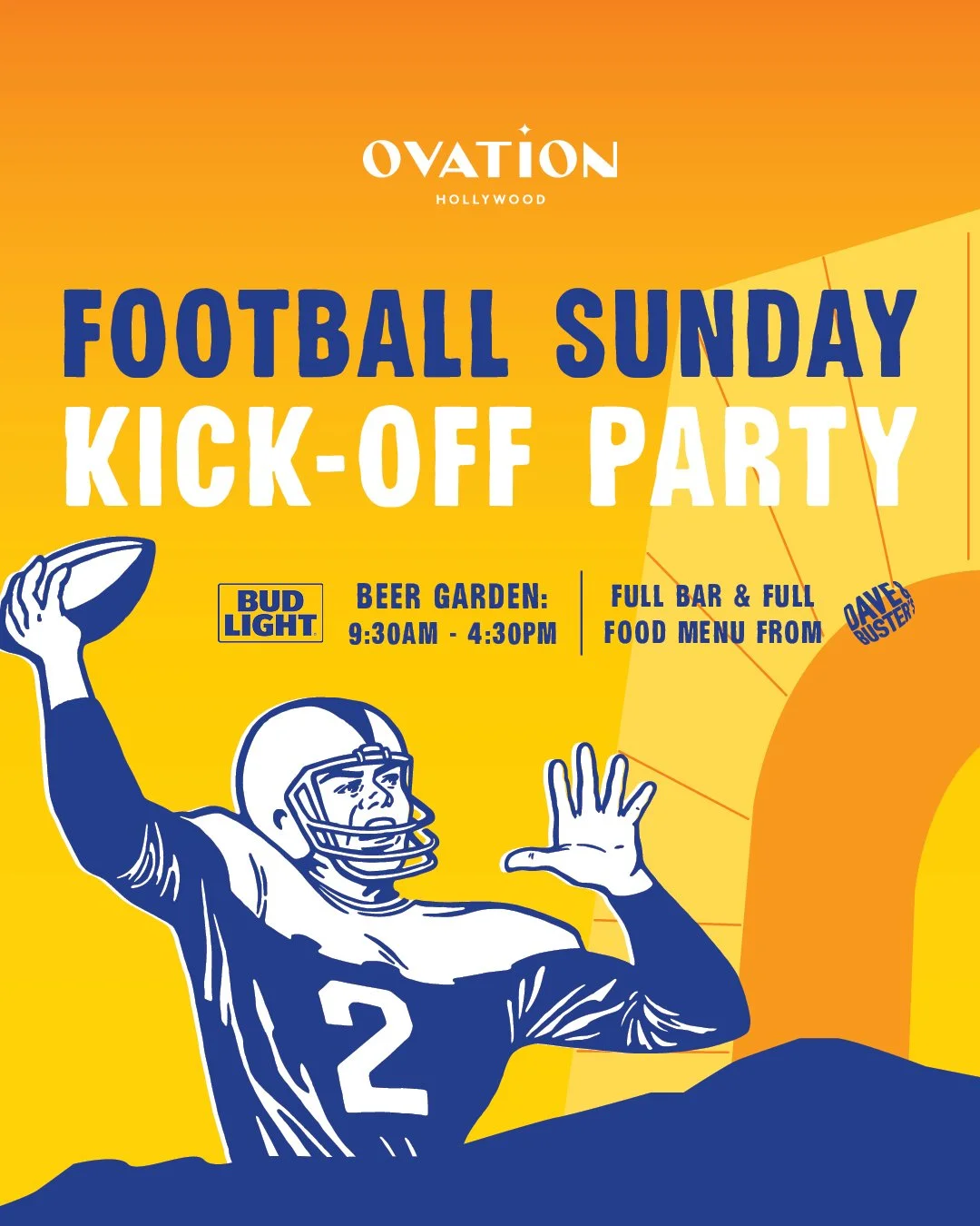 Football Sunday with Dave & Buster's