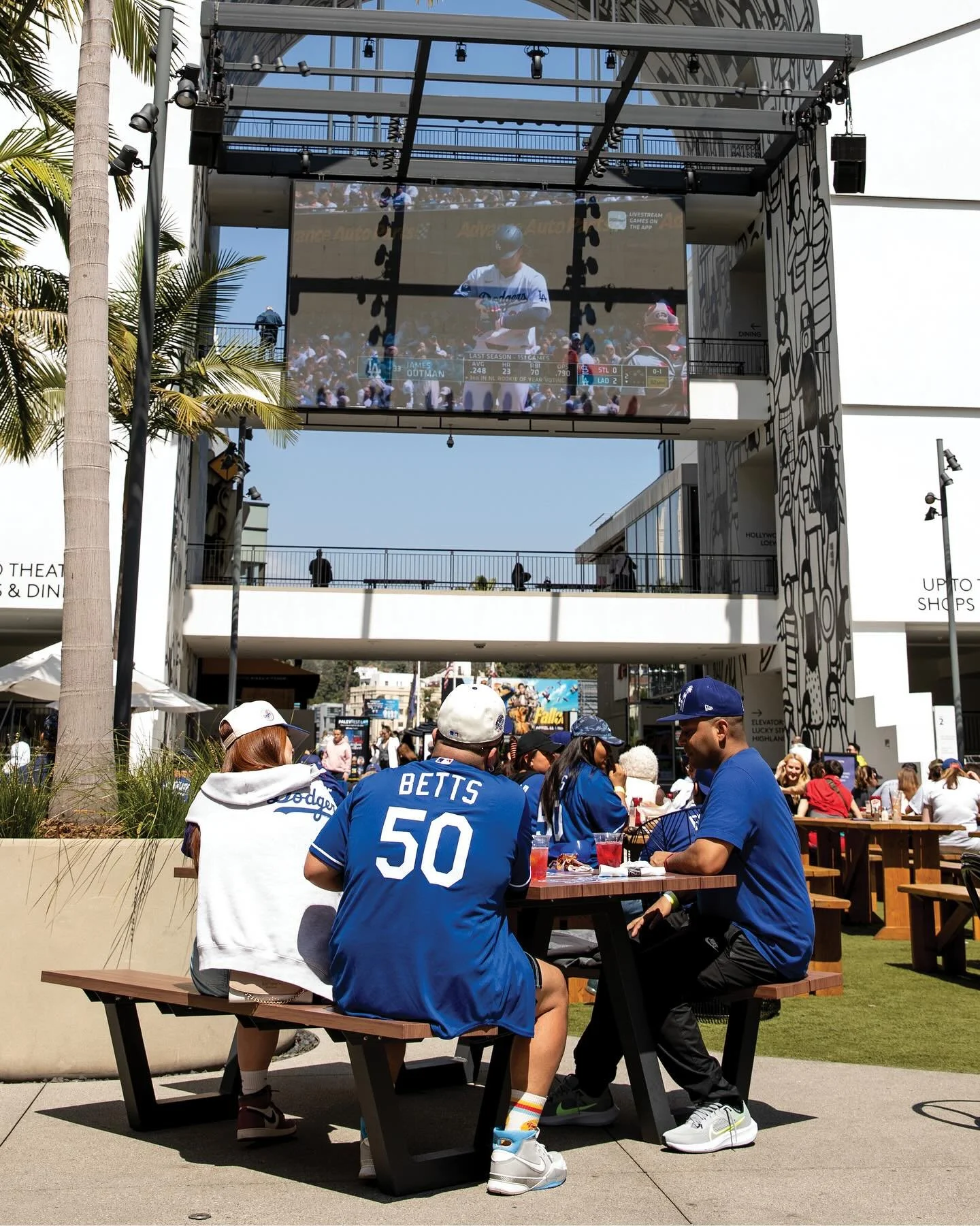 It&rsquo;s time to get loud! Join us for our watch party as the Dodgers come home for Game 3 on Monday.  We&rsquo;re setting up the ultimate fan zone for the rest of the series in our Courtyard!  Come watch the game live on our BIG screen!
 
No need 
