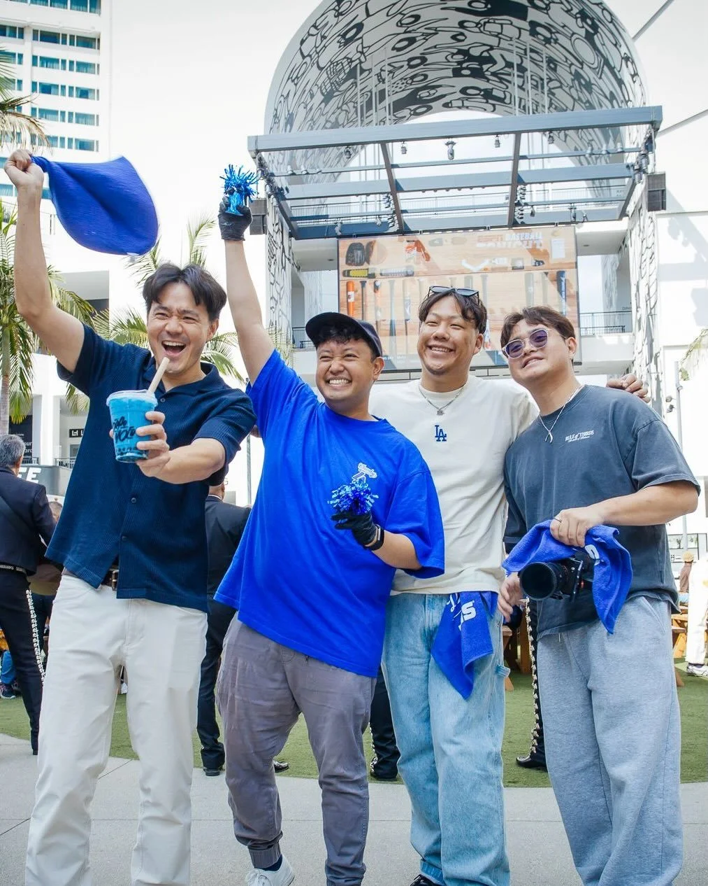 Blue Heaven is coming to our Courtyard for the ultimate Dodgers Opening Day Watch Party!  We&rsquo;re bringing the stadium energy with live Mariachis, a @dnbhollywood beer garden, scoops from @hokeypokeyla and limited-edition &ldquo;Blue Crew&rdquo; 