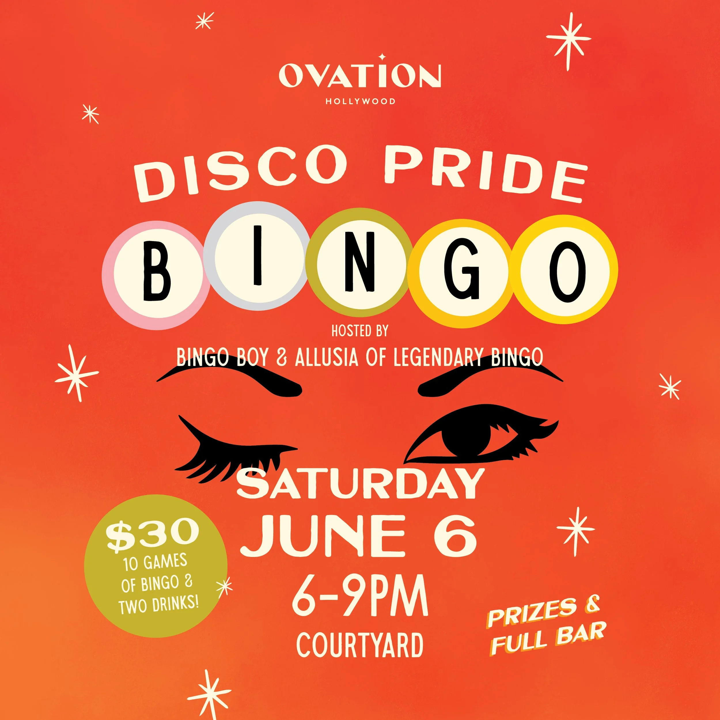 Disco Pride Bingo