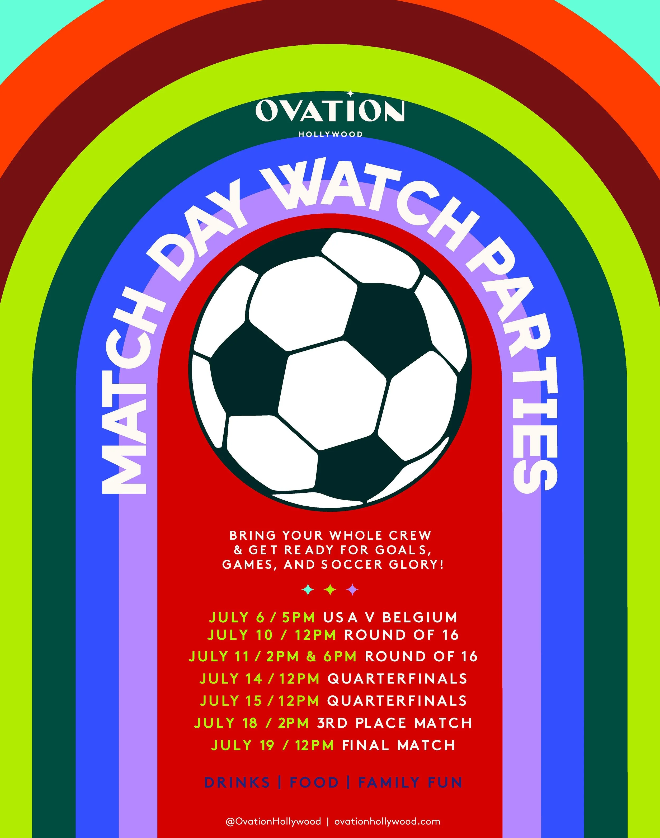 Match Party Match Day Watch Parties — Ovation Hollywood