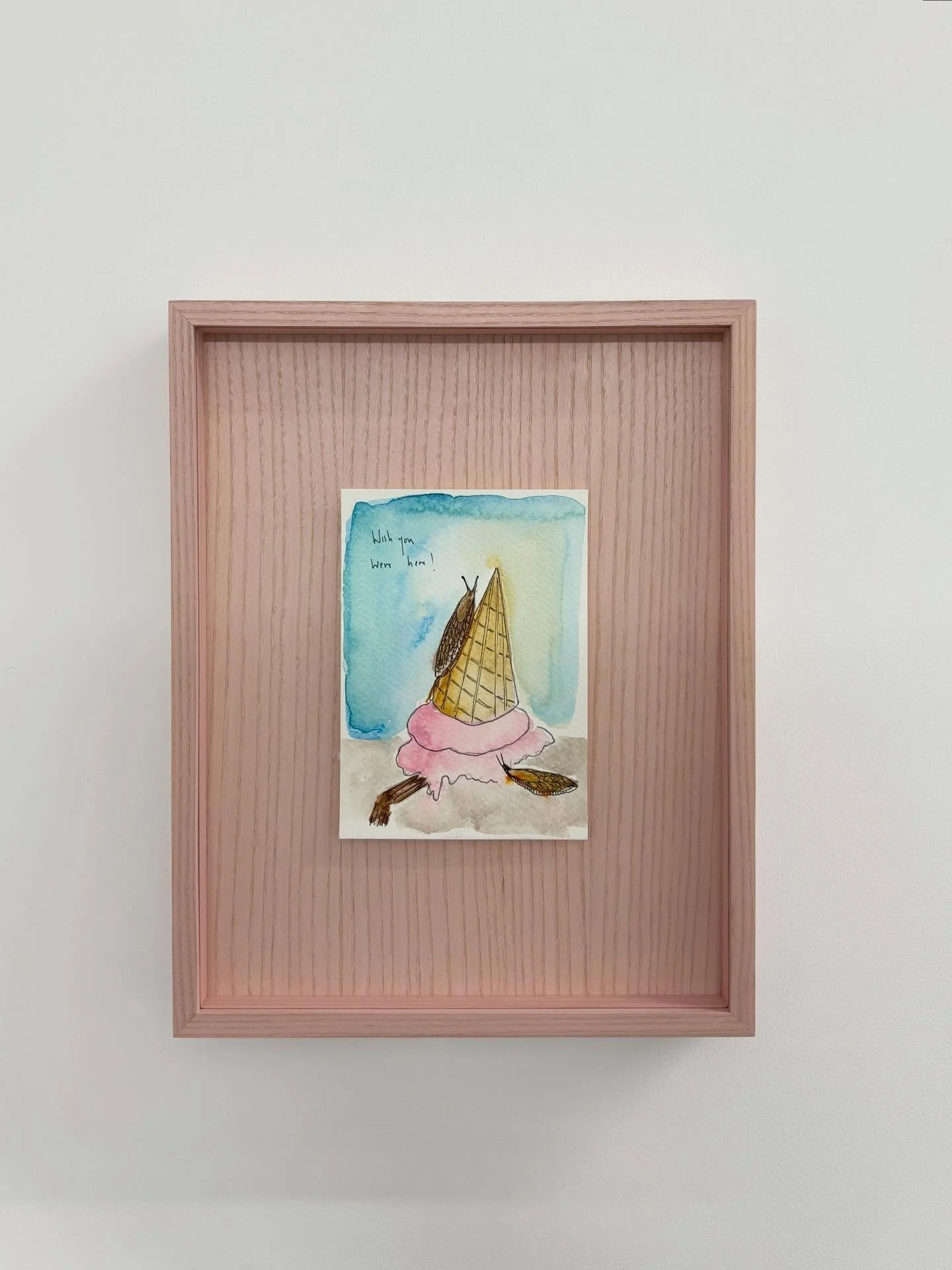 A small @lindseymendick framed in pink ash 🍹