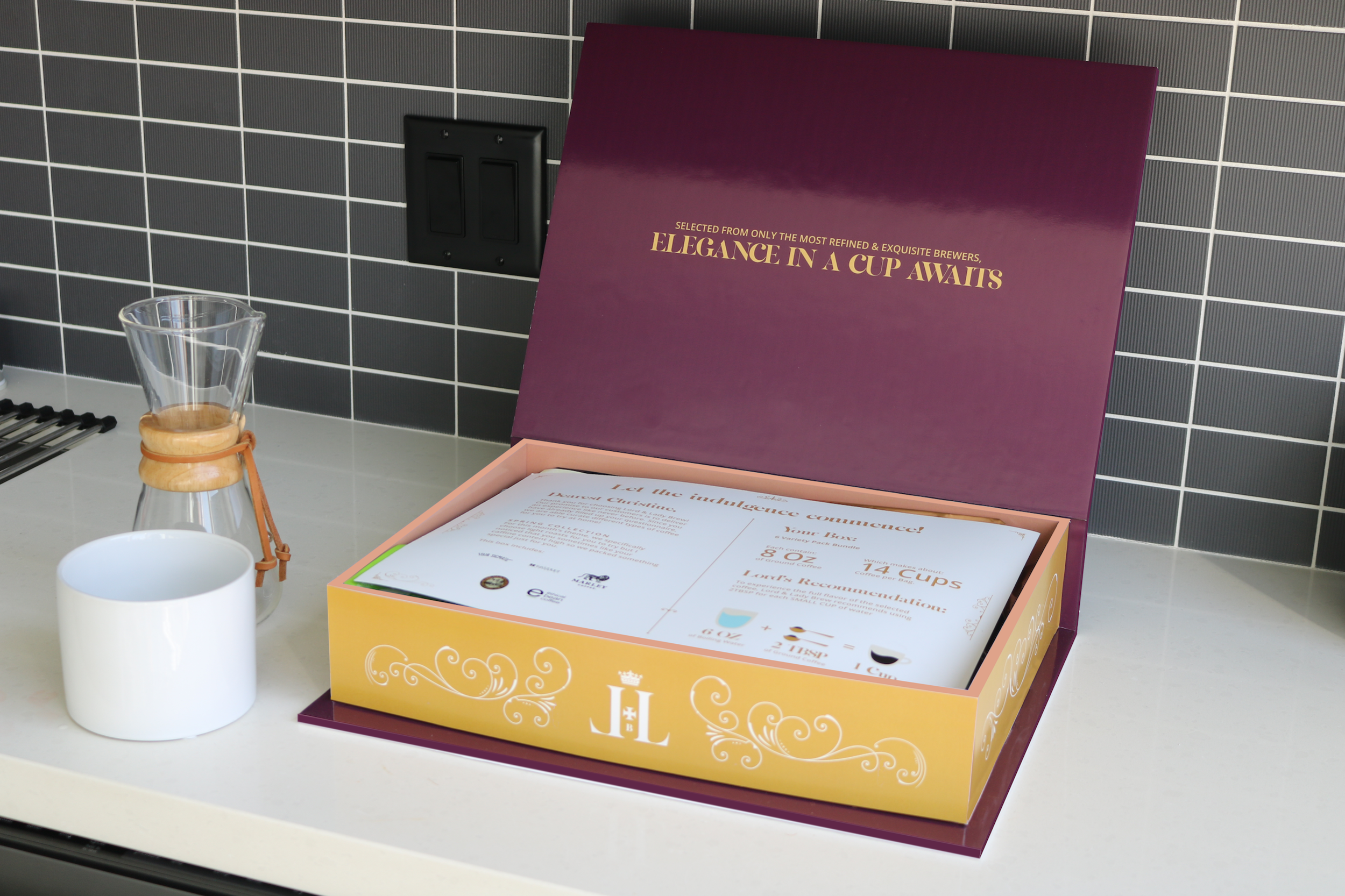 Every Package is greeted with a letter