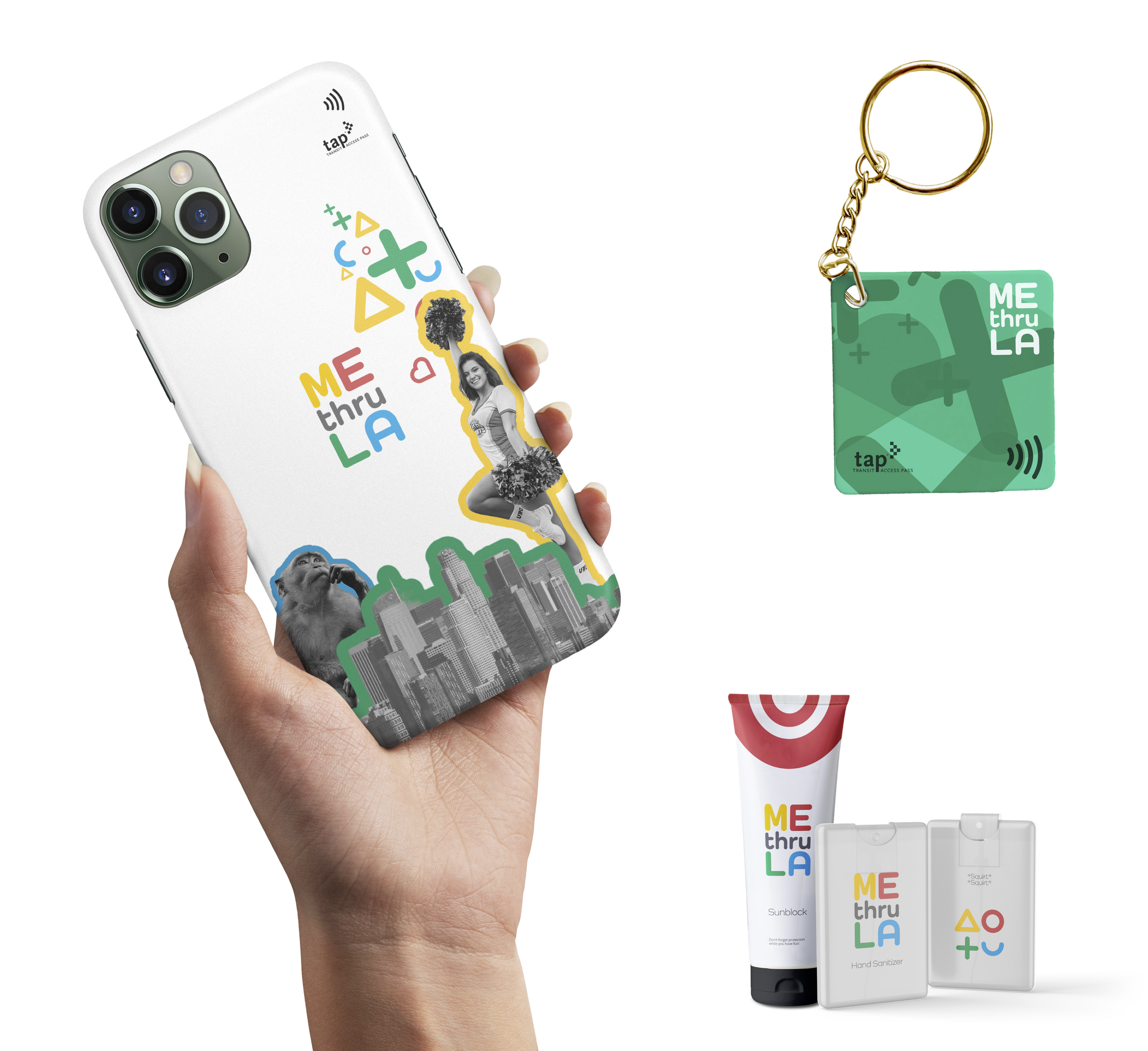 Swags which include an iPhone case with built-in tap card, Tap Card keychain, and care products ensure that people would come back.