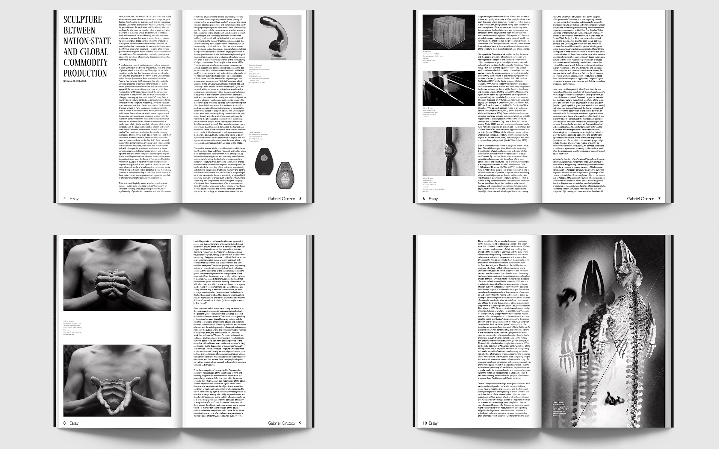 Main essay layout spreads