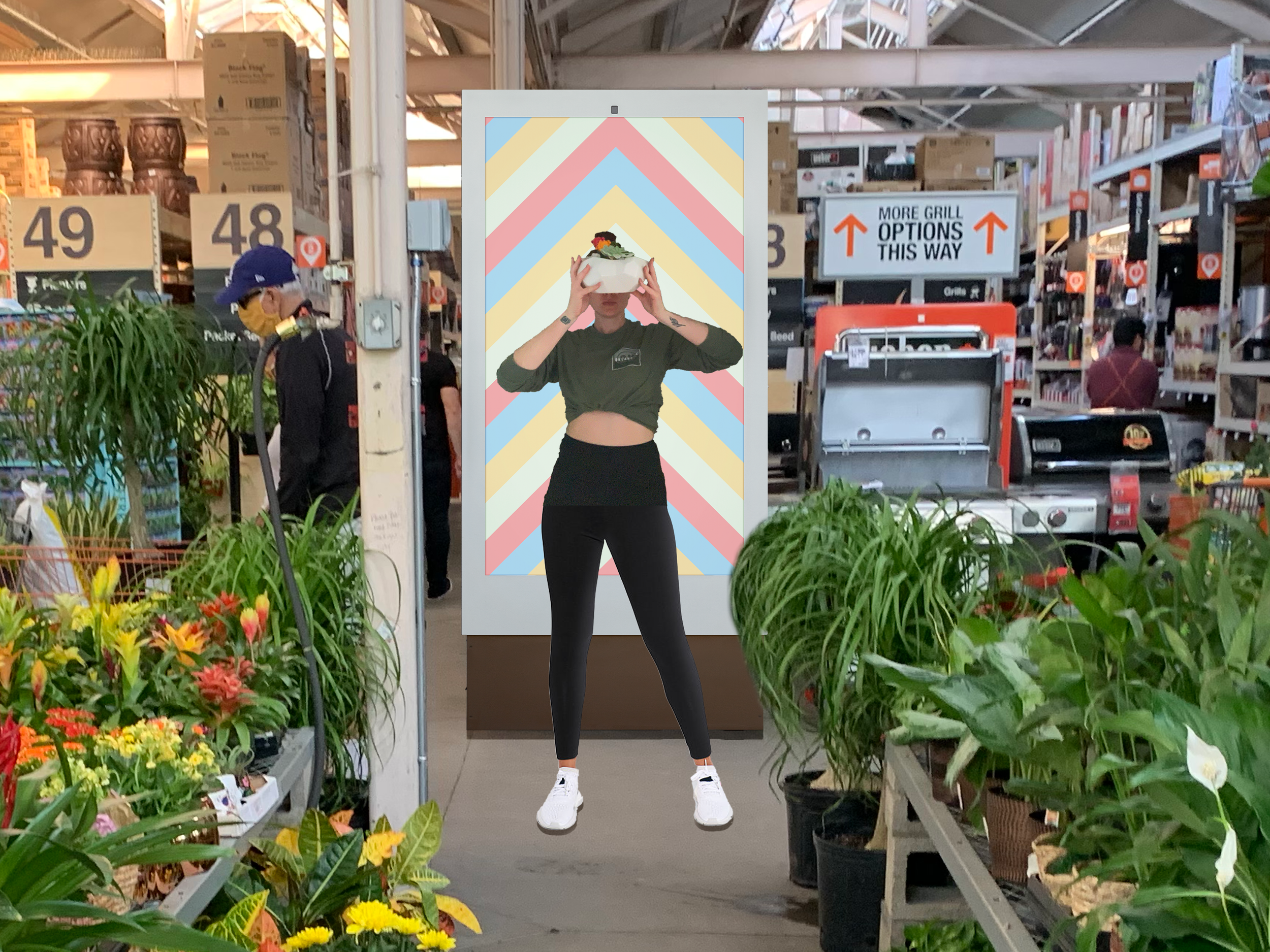 indoor digital photo booth