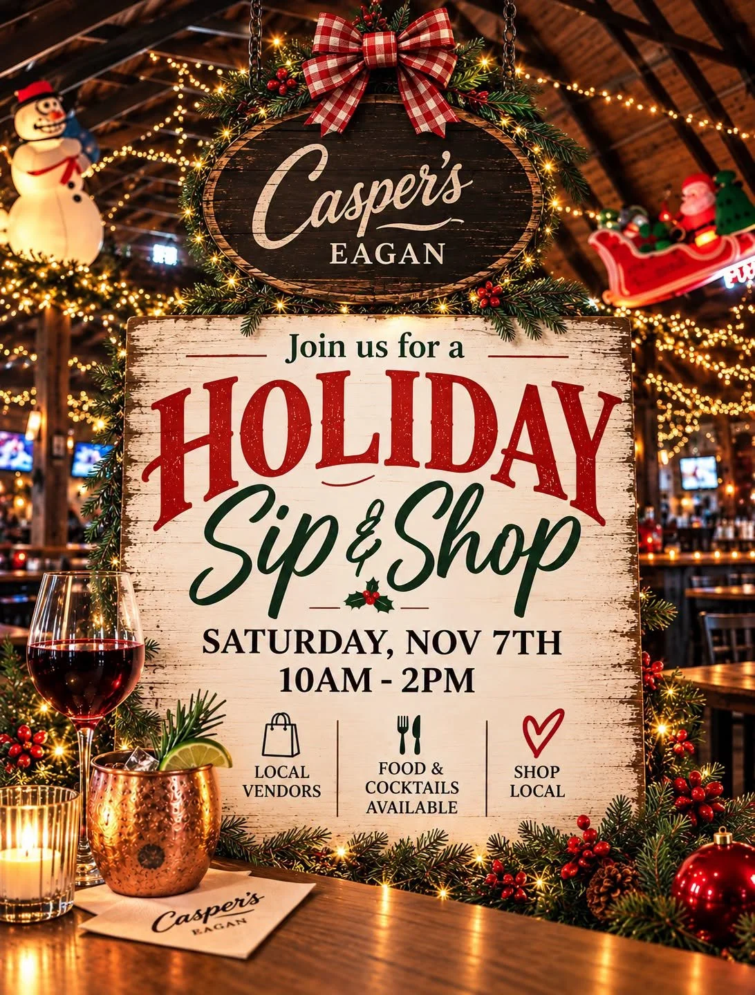 Holiday Sip & Shop!