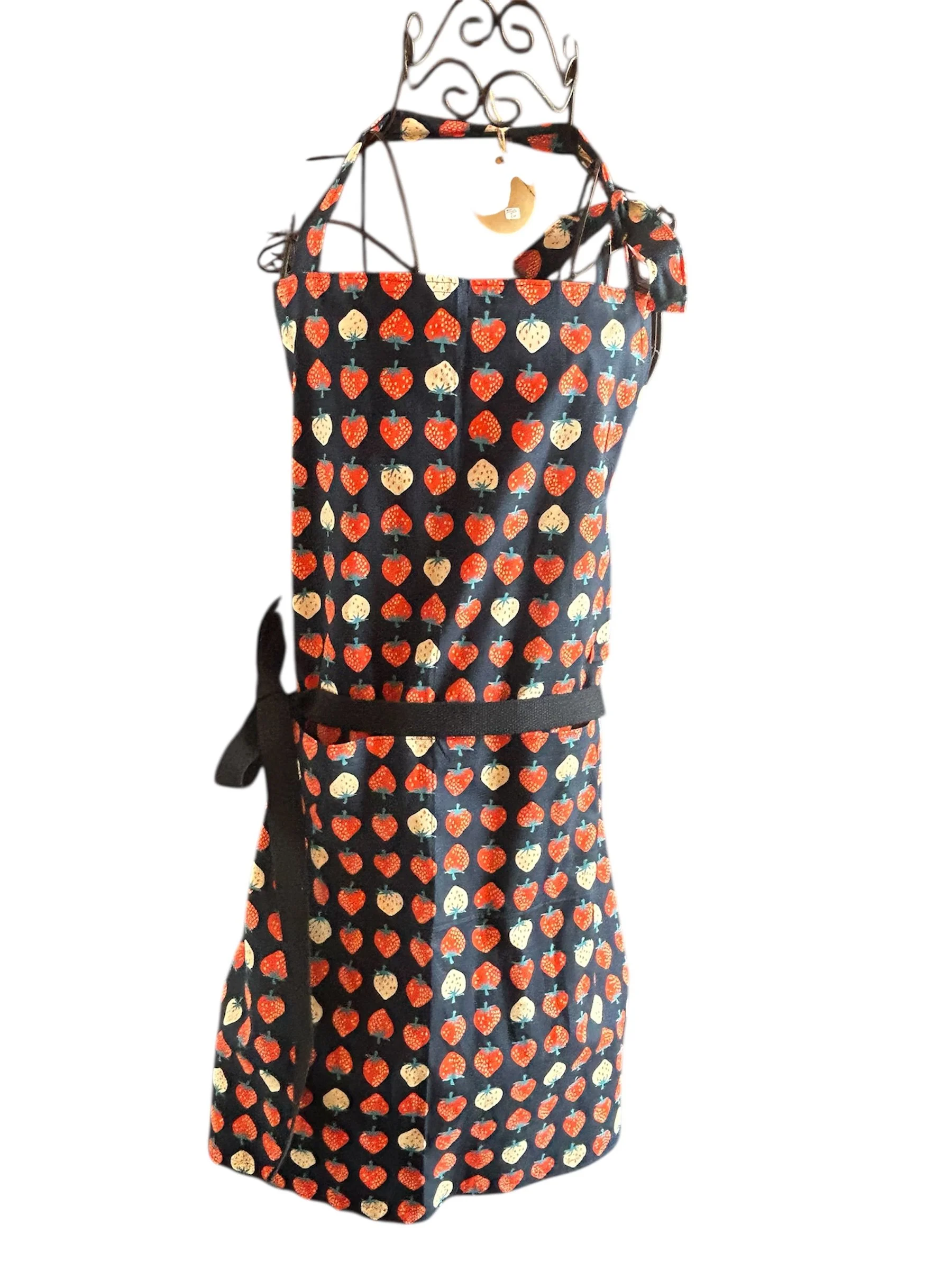 Strawberry Print Apron