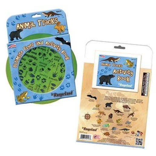 Jr. RangerLand - Animal Tracks Ultimate Flyer and Activity Book - Camp The Backyard Jr. RangerLand - Animal Tracks Ultimate Flyer and Activity Book - Camp The Backyard