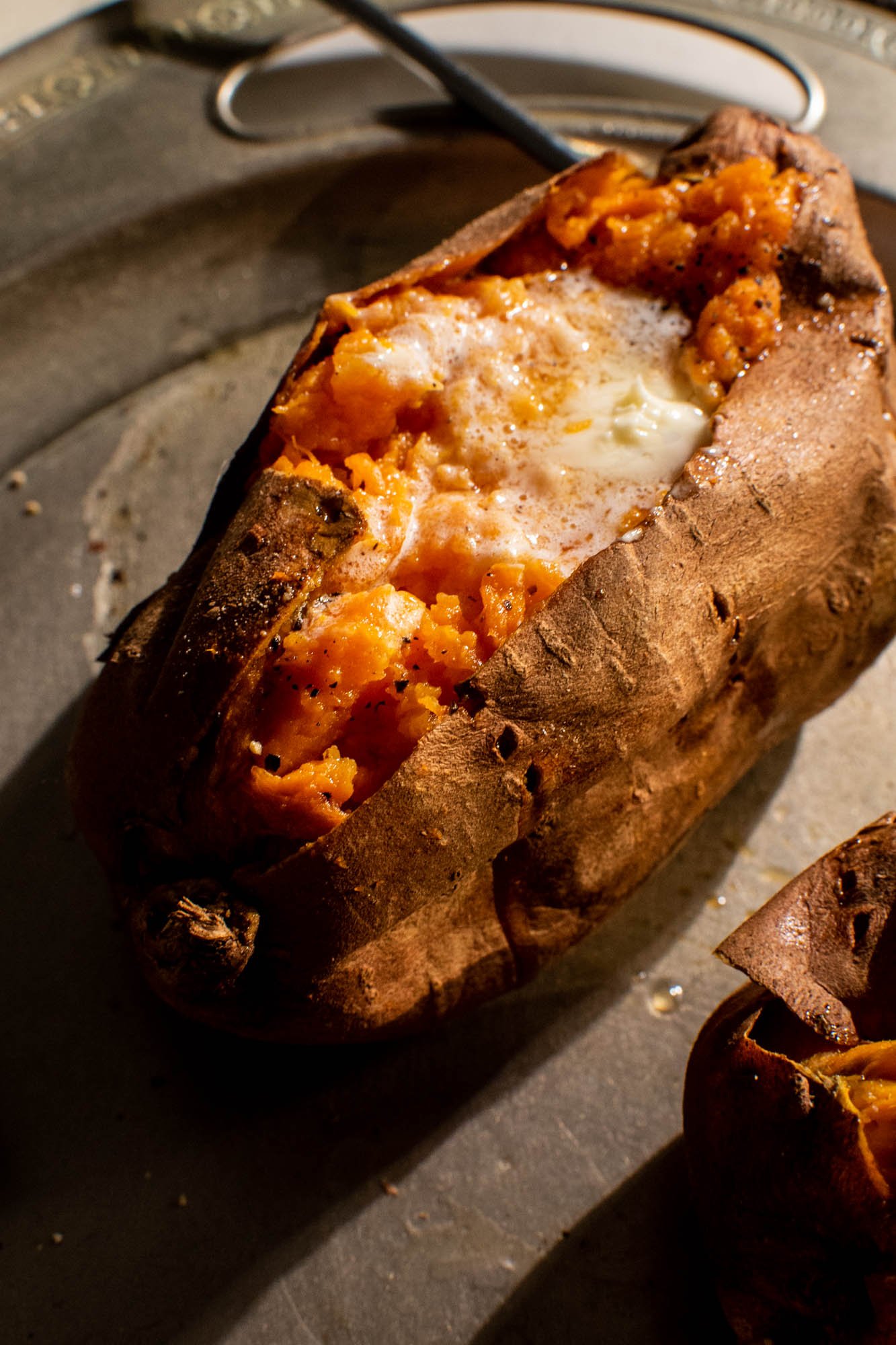 Baked Sweet Potato with Toppings — Salt & Baker