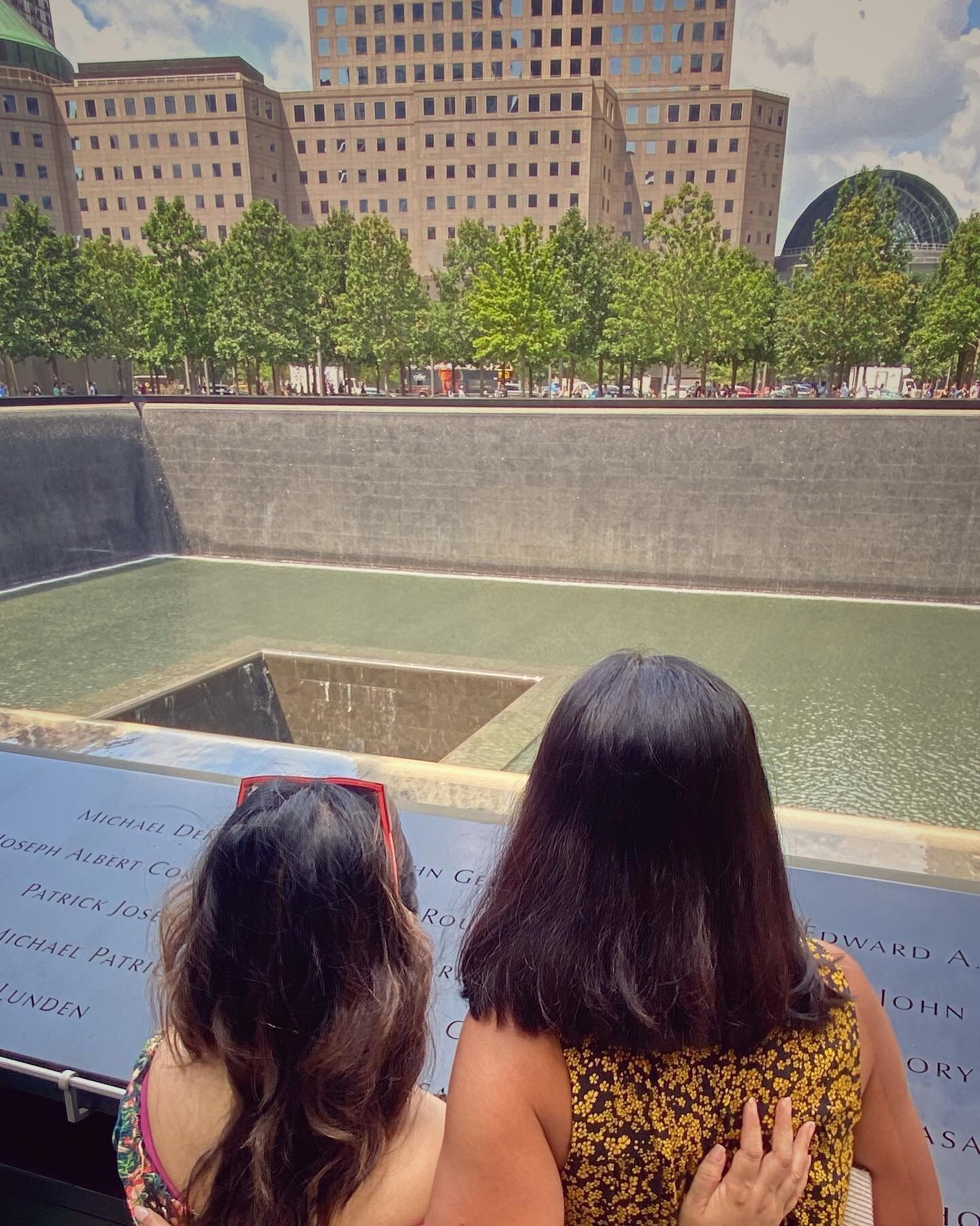 We never know how significant a moment or experience will be until time creates a greater meaning. 

The last time @yvonnetderuna and I were visiting the World Trade Center was mid-August 2001. I had only moved out here from California less than two 