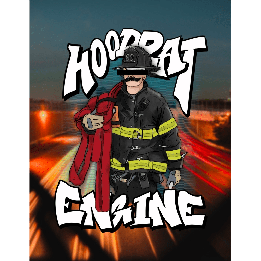 HOODRAT ENGINE PRINT — Zack Newton Studio
