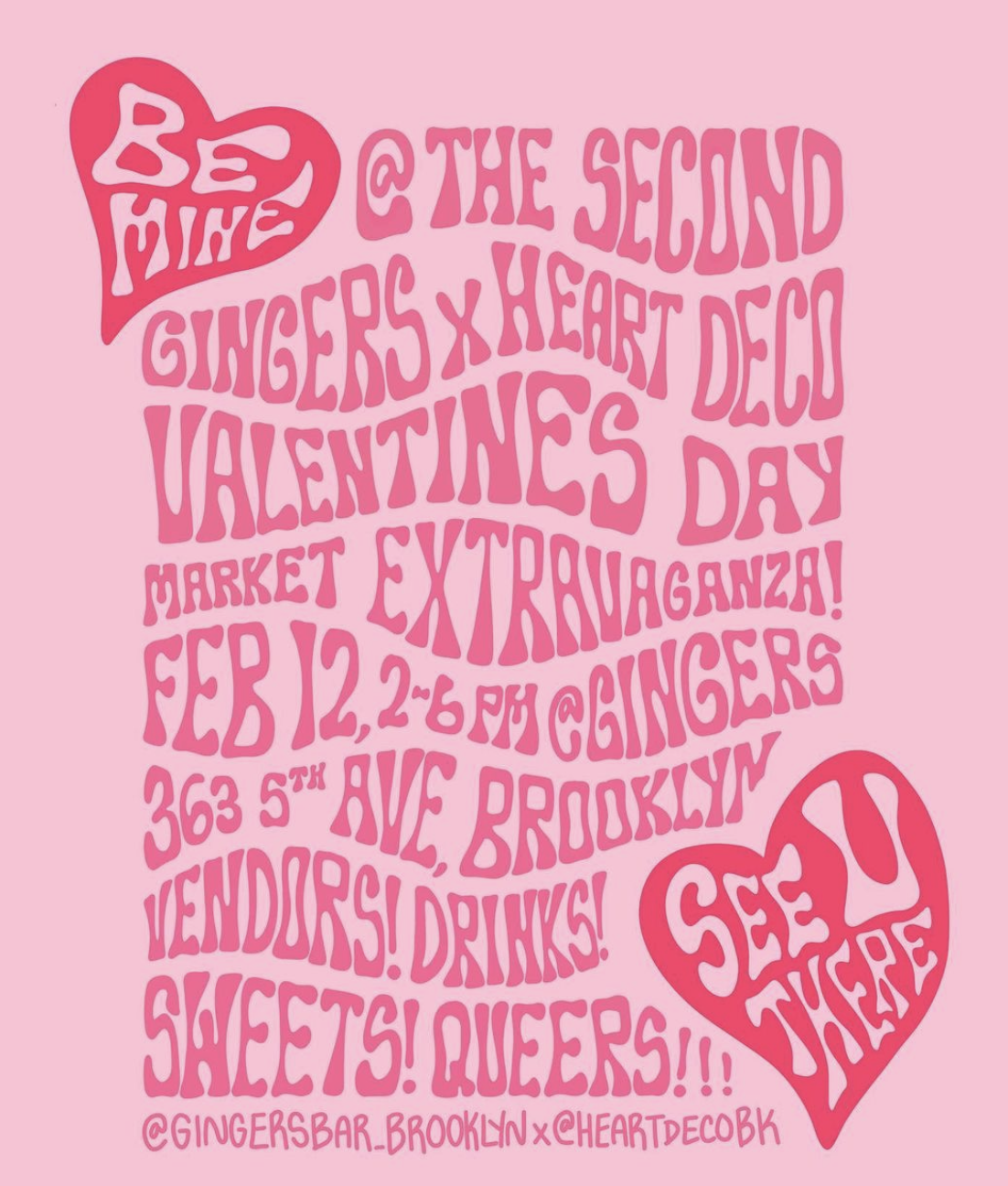 Ginger's x Heart Deco Valentine's Day Market