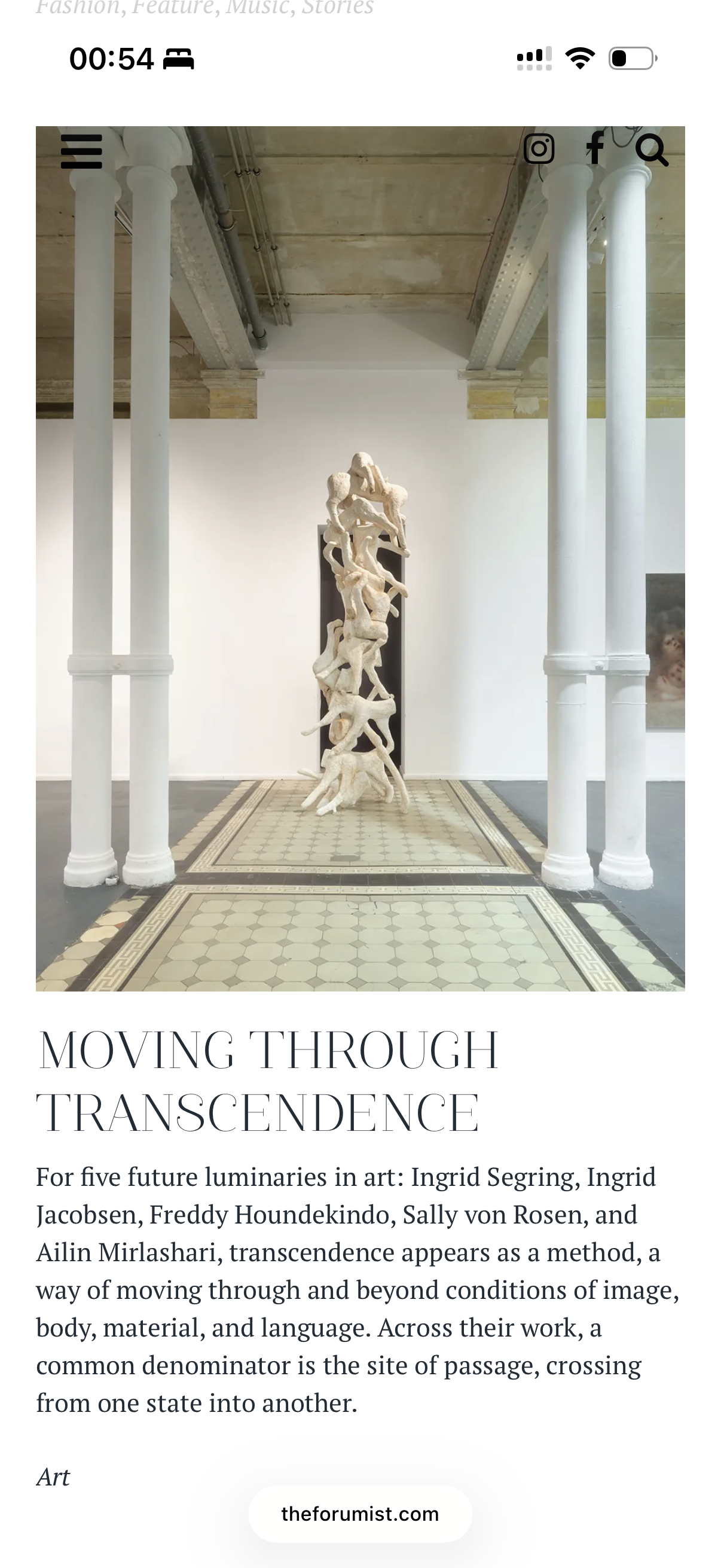 MOVING THROUGH TRANSCENDENCE - The Forumist
