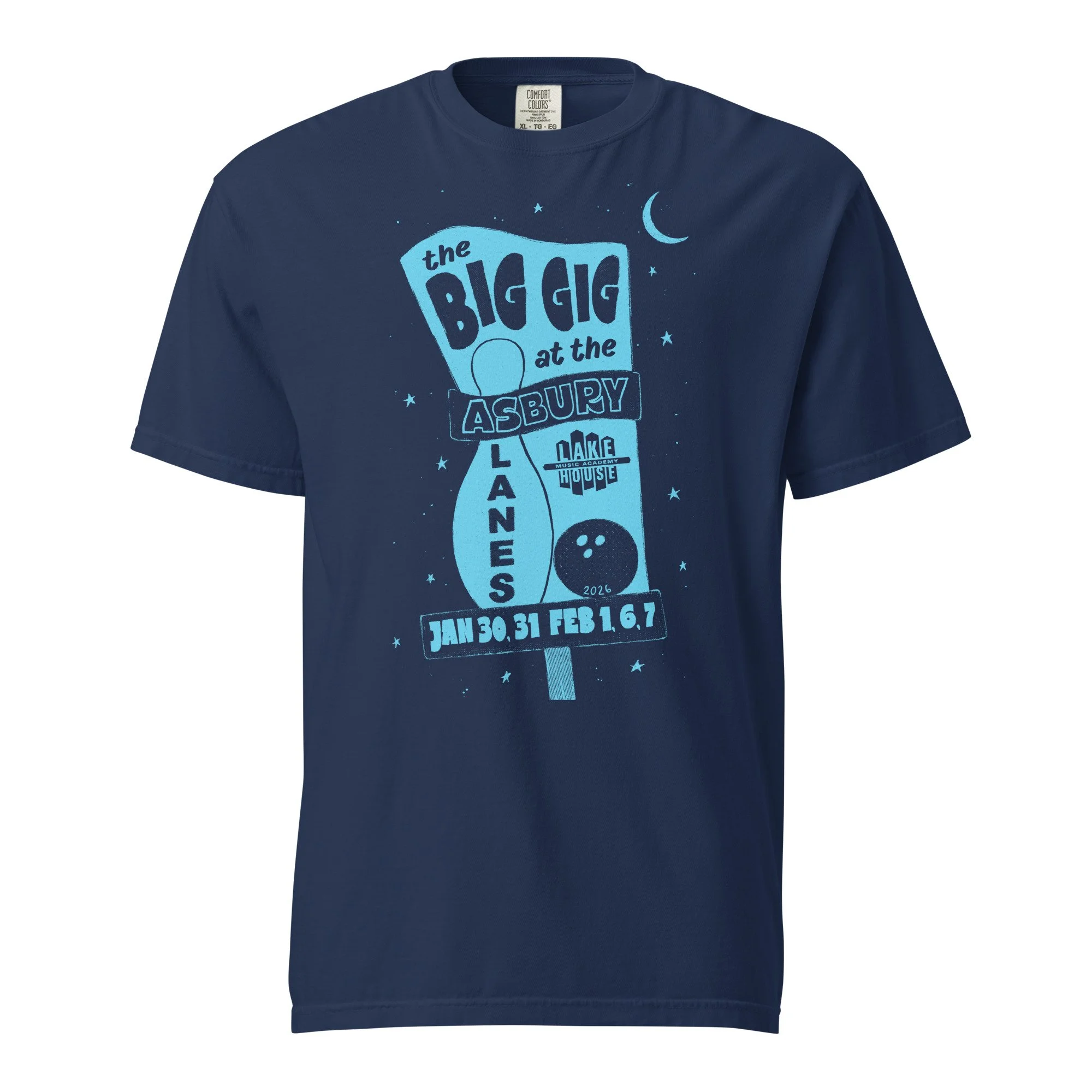 Big Gig Winter 2026 Adult Tee - Navy