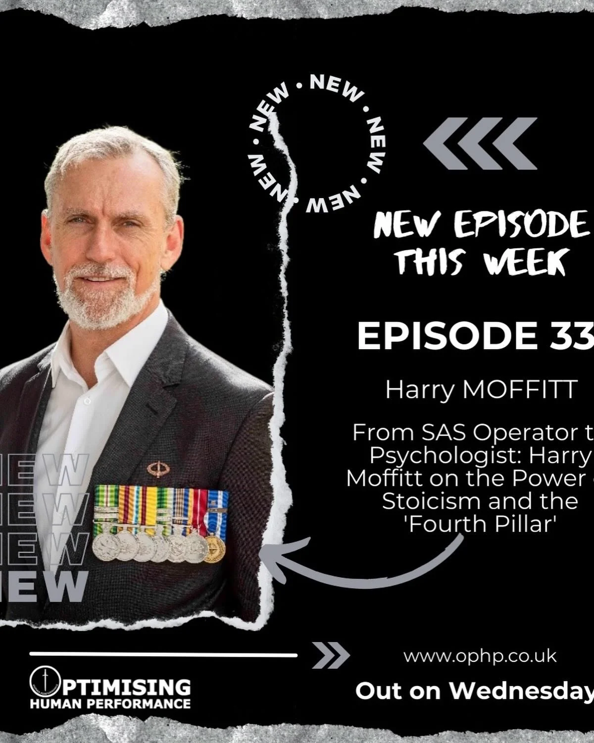 What happens when a decorated SAS operator, psychologist, and punk rock musician sits down to unpack the science and philosophy behind human performance? Listen now to find out! 

This week, on the optimising human performance podcast, Harry Moffitt,