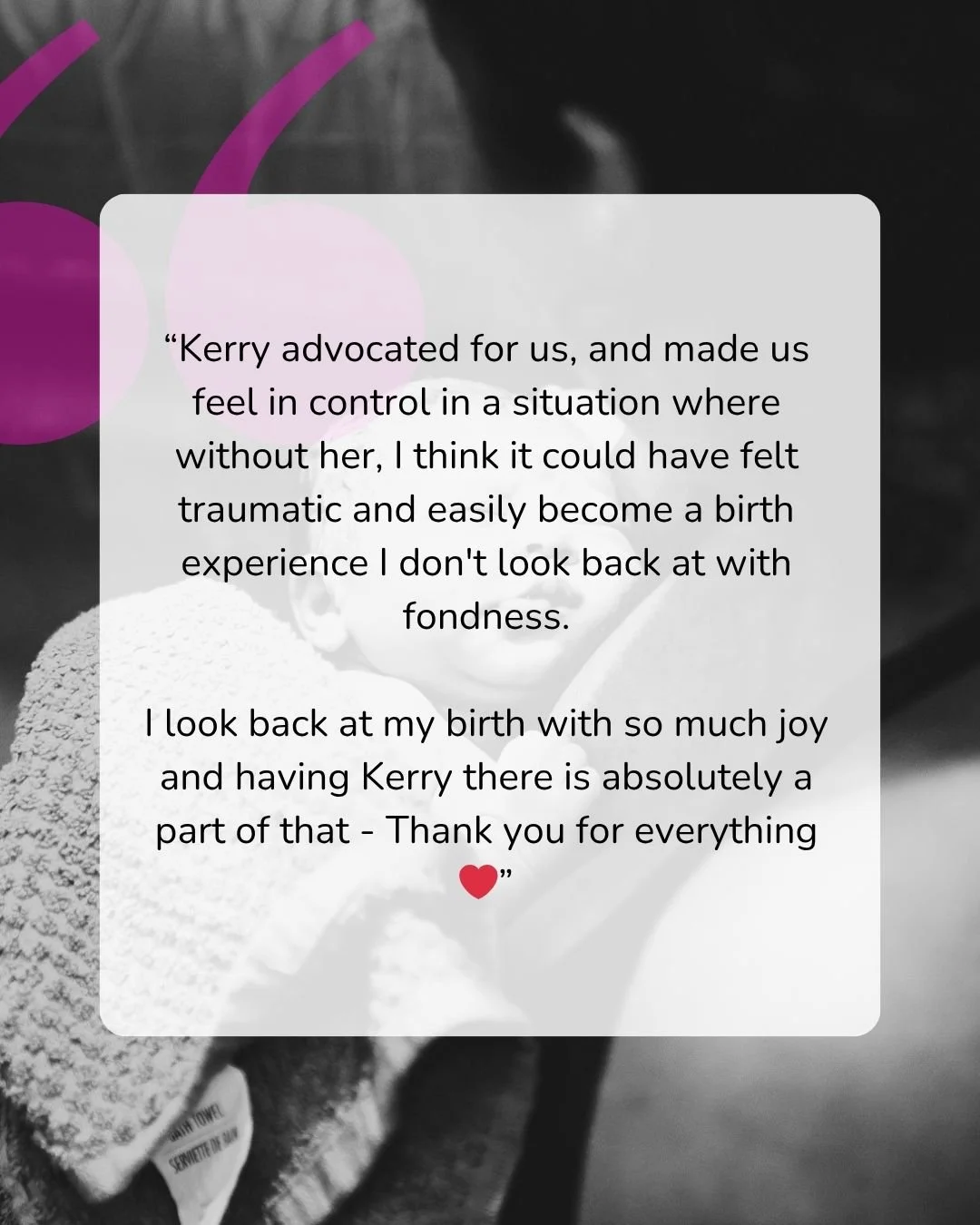 doula support Nottingham