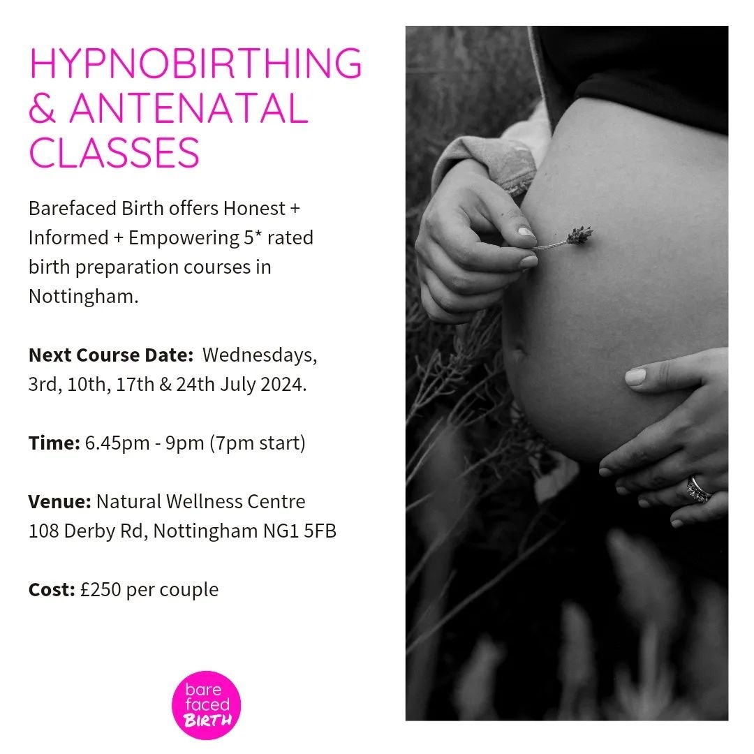 DOULA LED GROUP HYPNOBIRTHING CLASSES

April/May course is full but my July Hypnobirthing group course @natural.wellnesscentre is live on my website to book.

Hypnobirthing is simply birth preparation. It helps you and your partner prepare for the bi