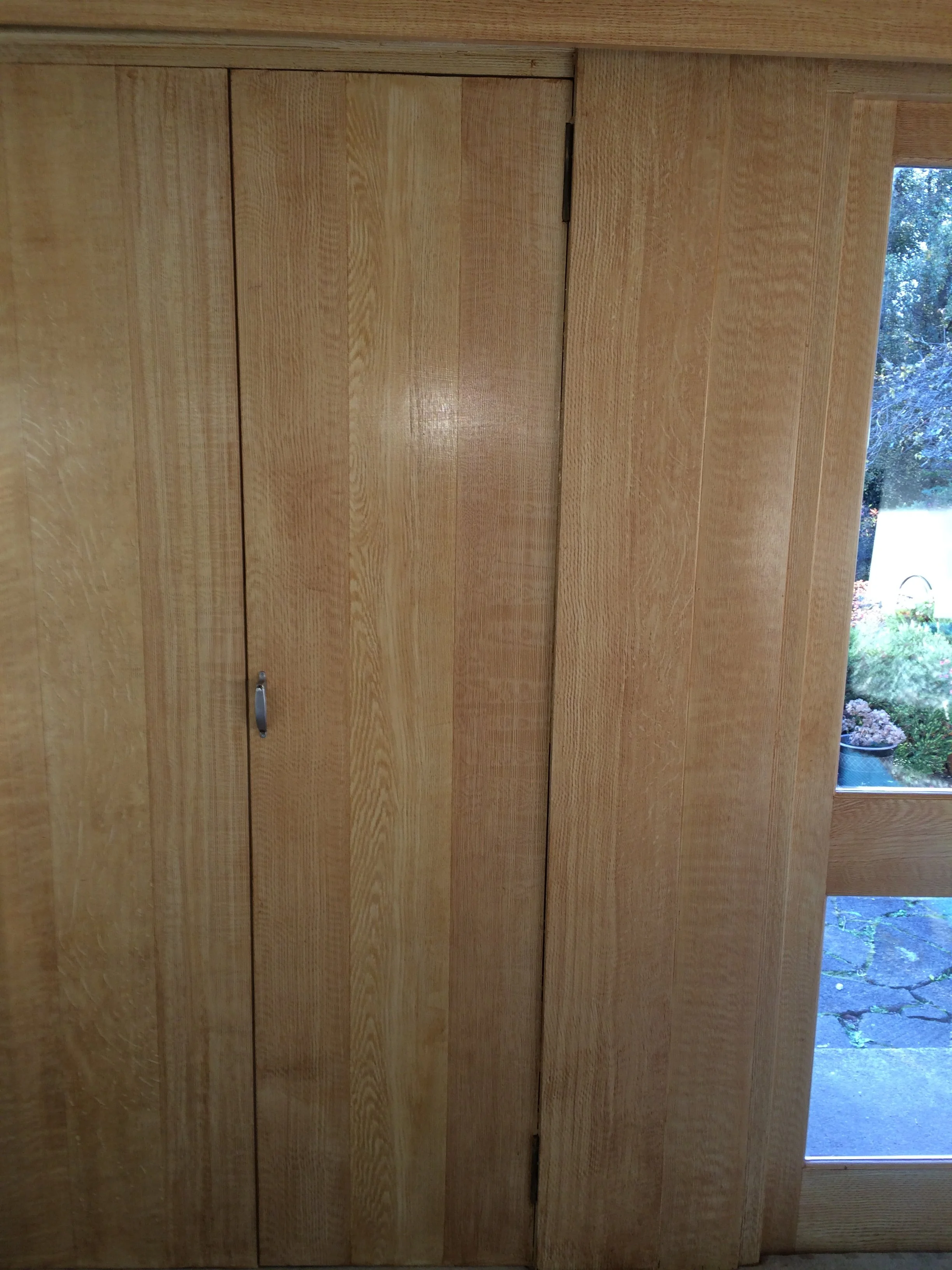 English Oak Grained woodwork and beams.