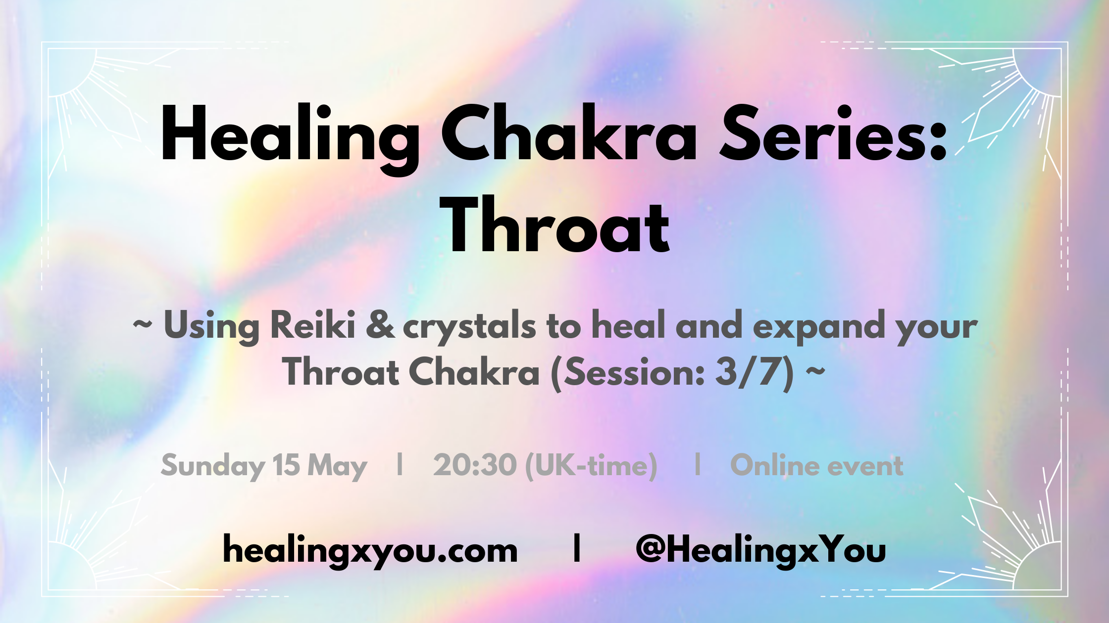 Healing Chakra Series: Throat (3/7)