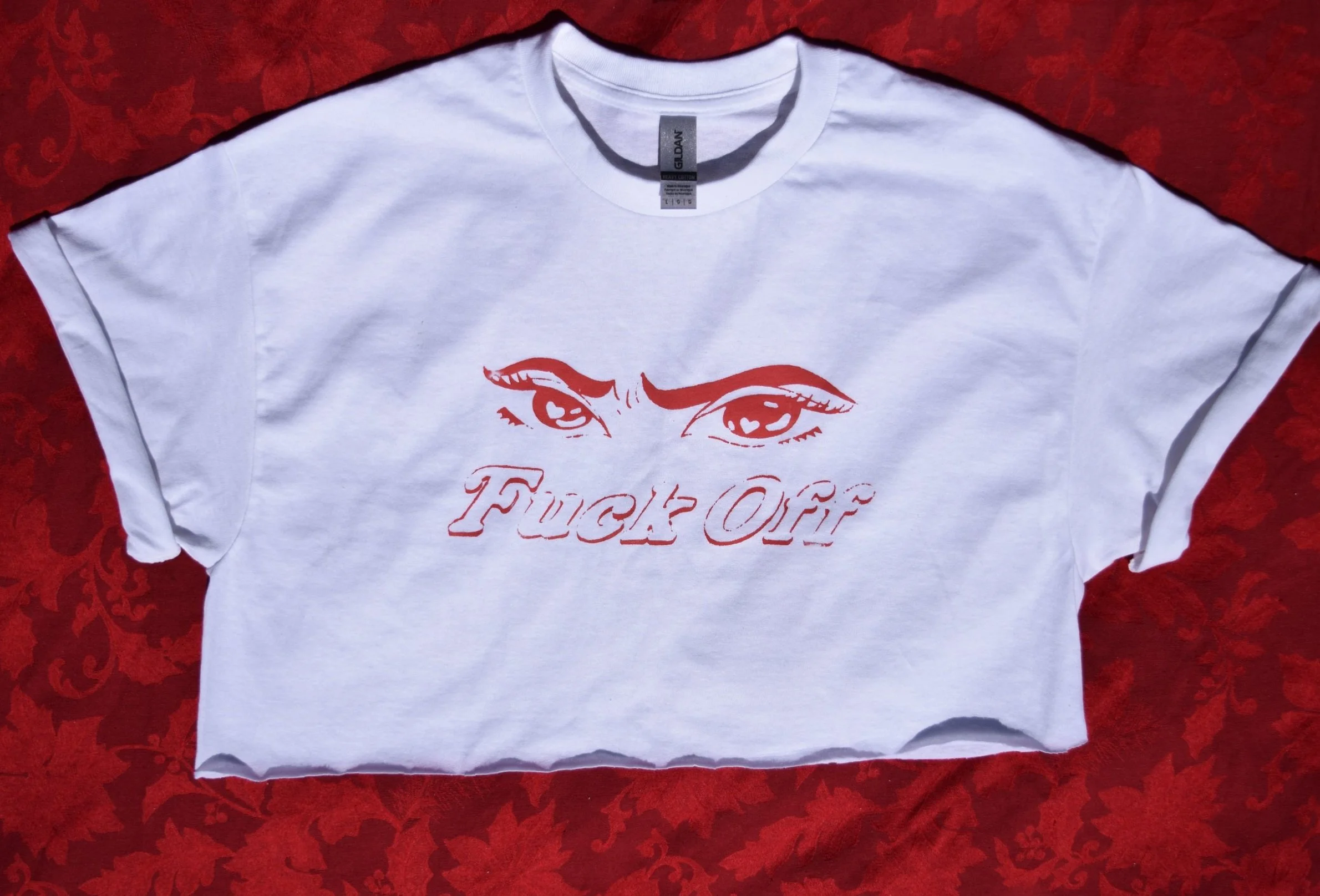 F❤️CK Off Cropped Tee