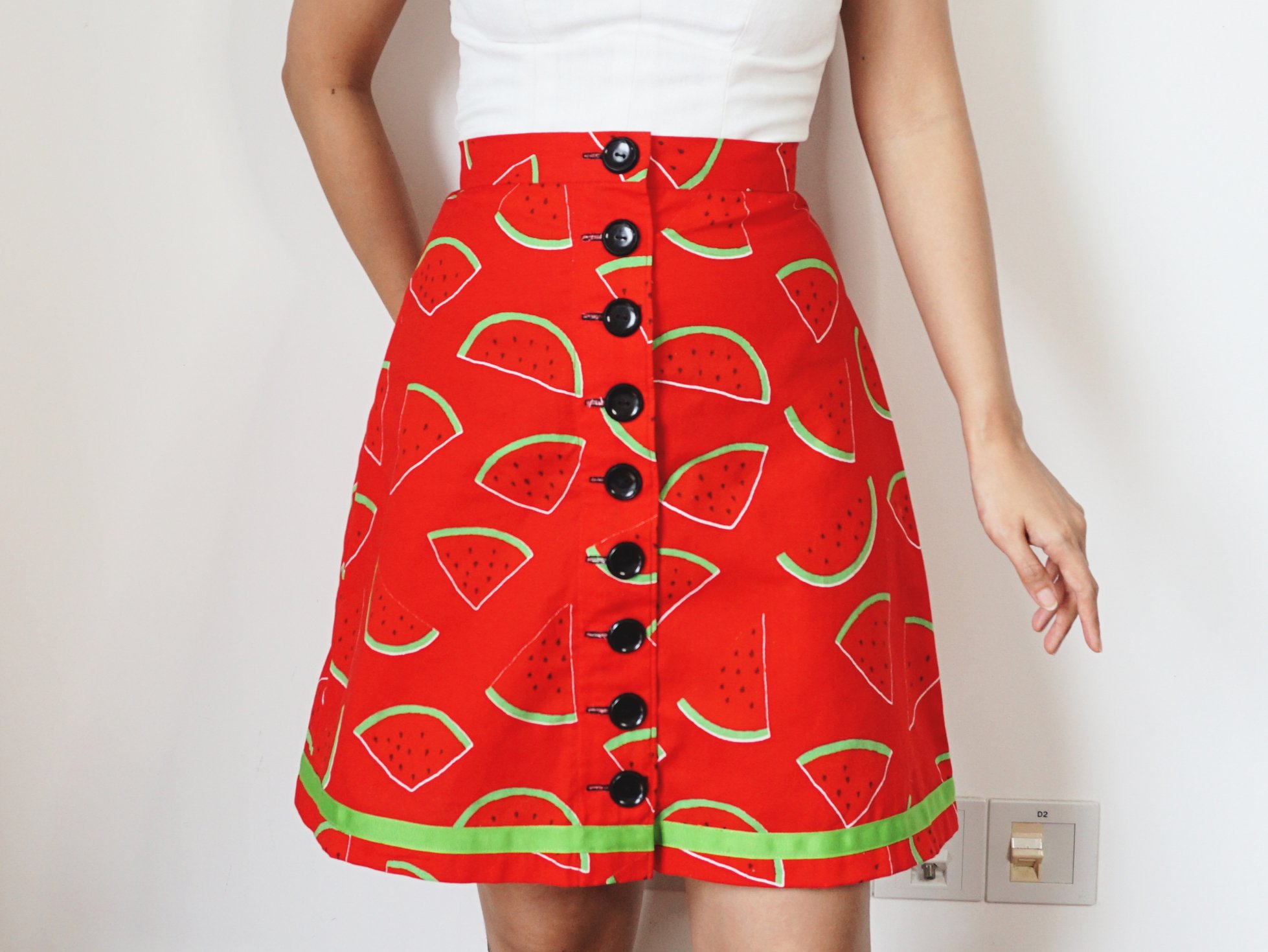 Adult Button Aline Skirt Pattern 50 OFF