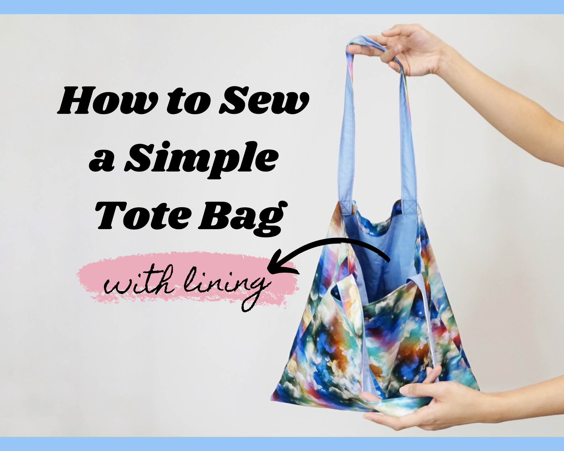 Gwenstella Made How to Sew a Simple Tote Bag 1