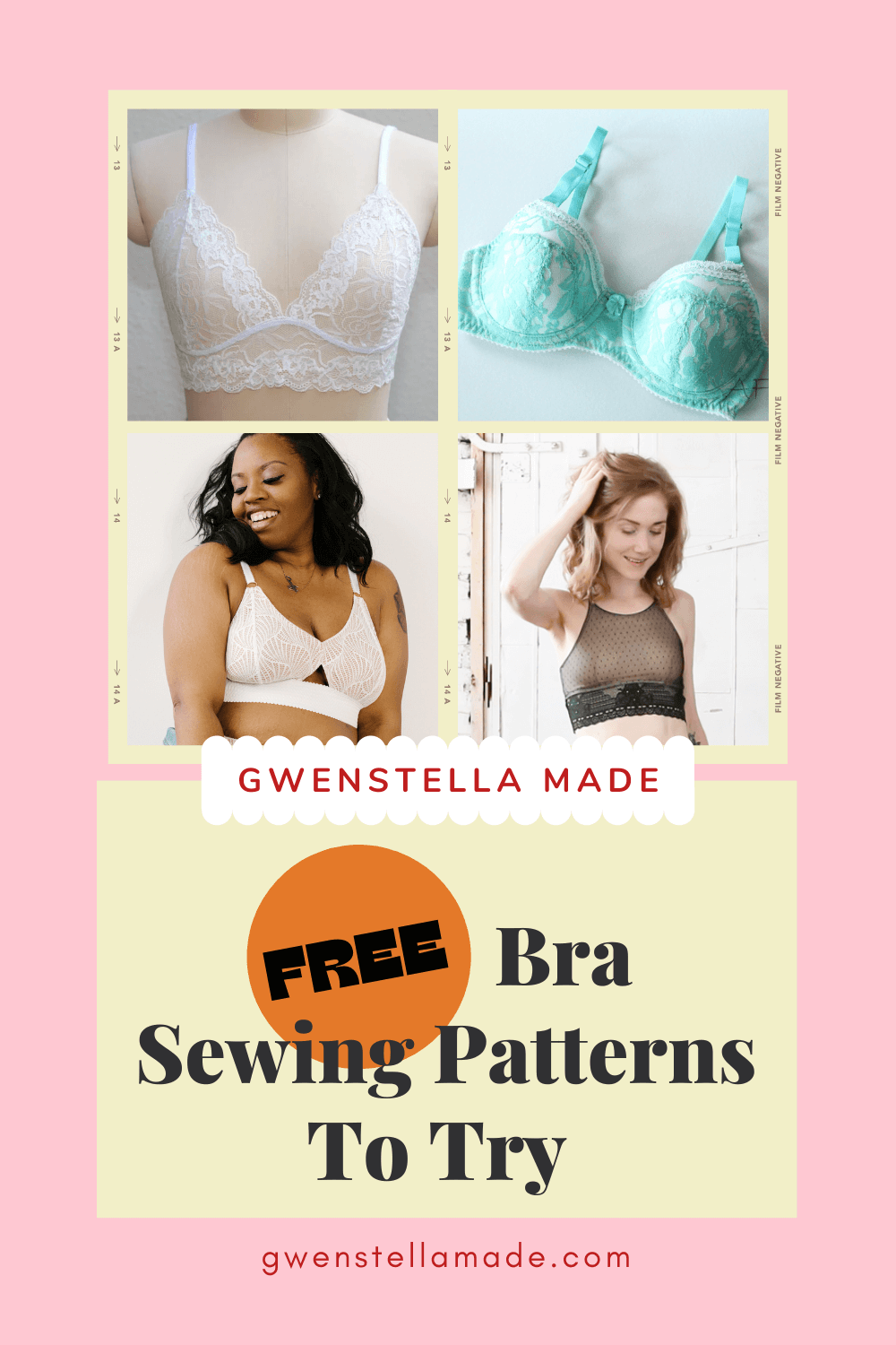 Bra pattern for large bust, Custom bra pattern no underwire