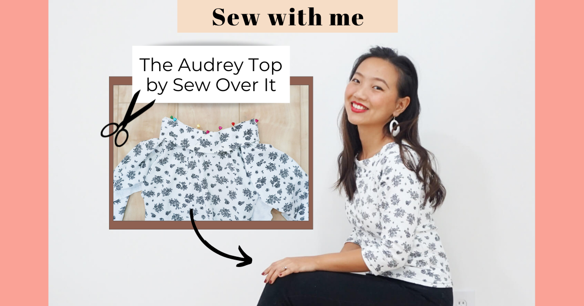 Sewing an easy vintage-inspired knit top (Audrey Top by Sew Over