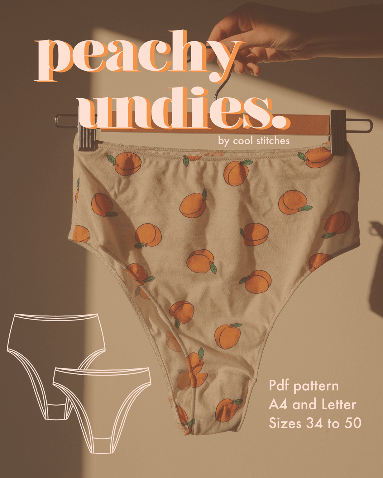 Bianca Underwear PDF Sewing Pattern Underwear Pattern, Cute Undies