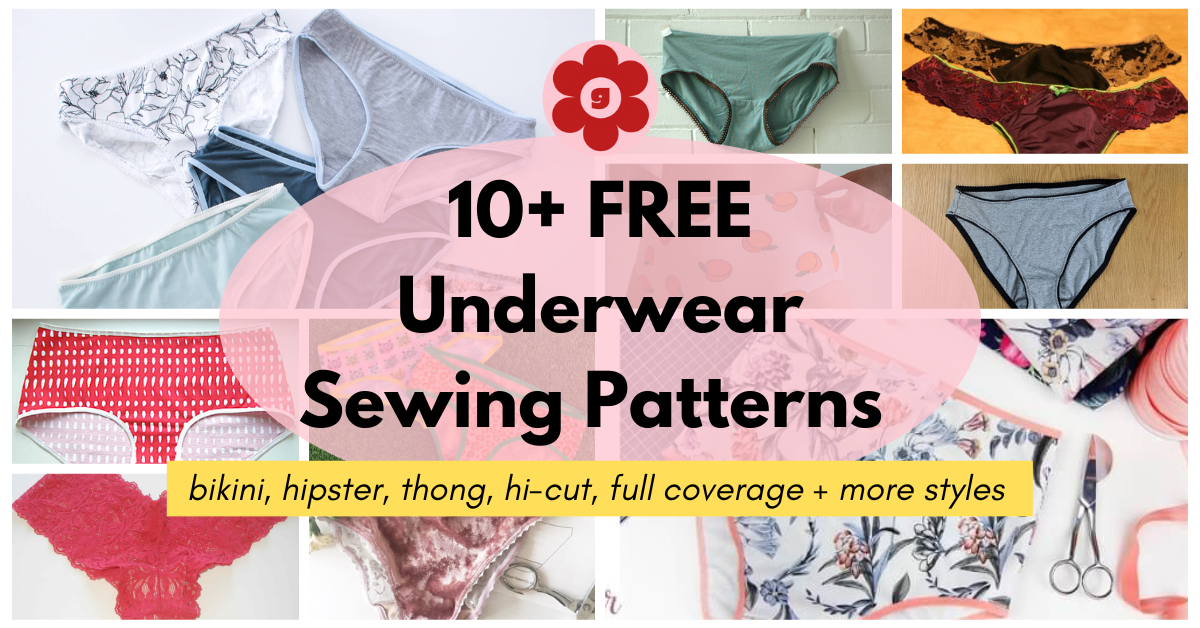 10+ FREE Underwear Sewing Patterns To Begin Your Lingerie Sewing
